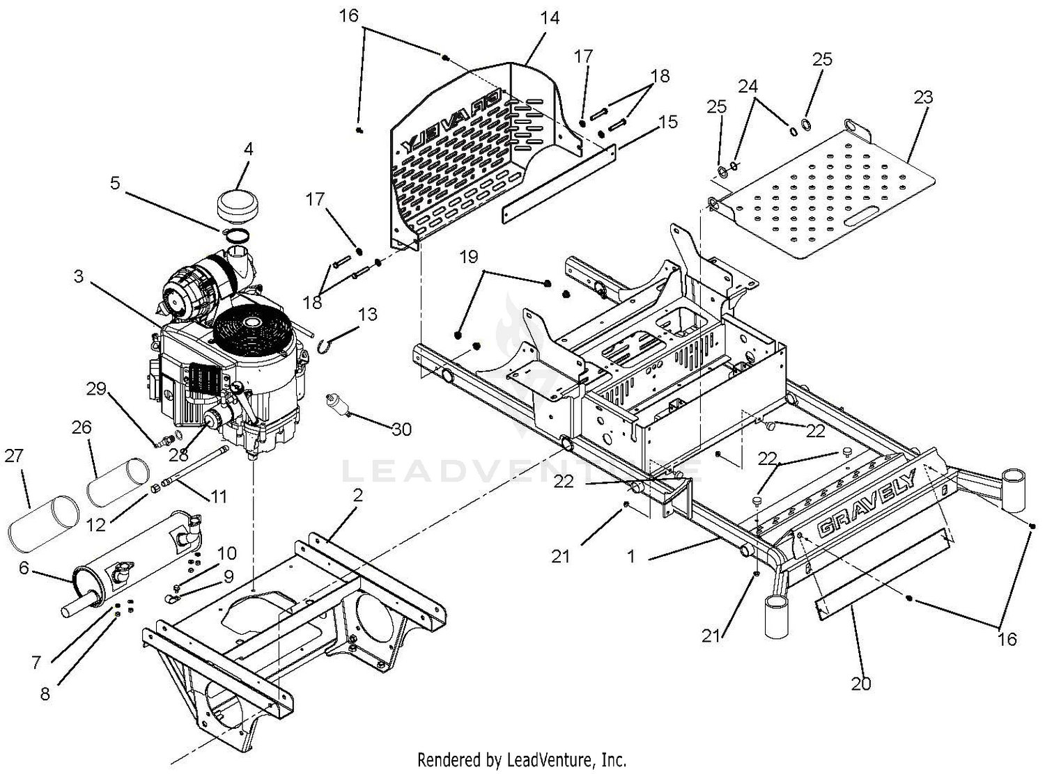 Frame, Engine And Subframe