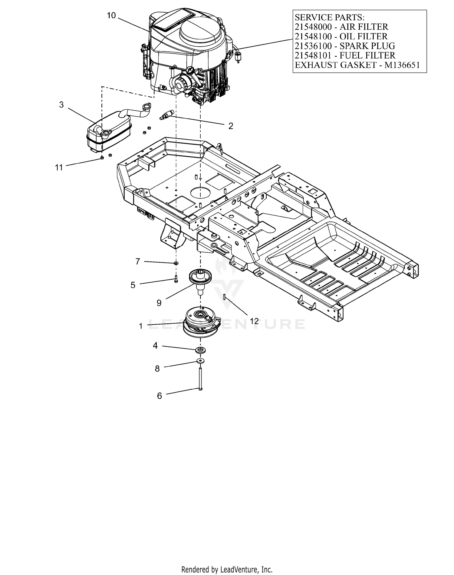 Engine - Kawasaki FR691