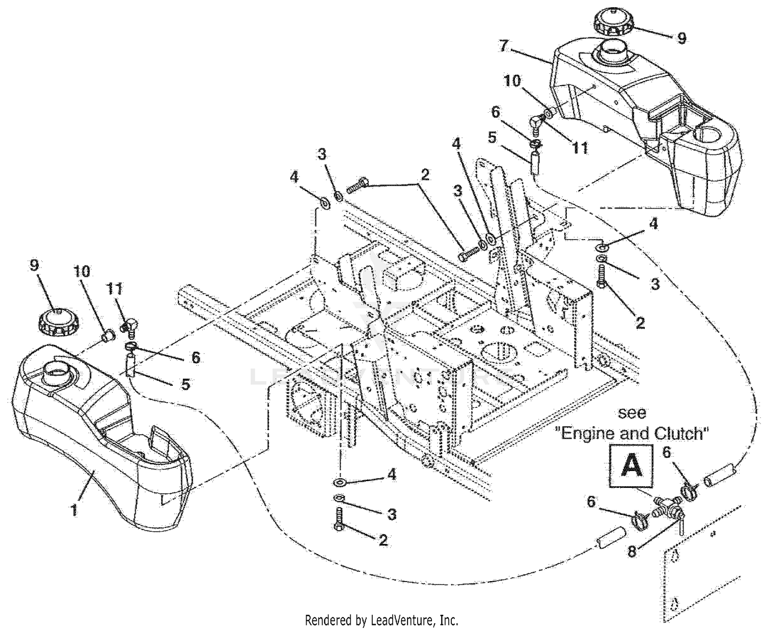 Fuel Tanks And Hoses - Non EFI