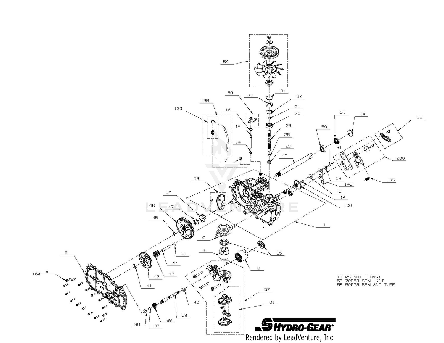 Transmission, LH - 04794700