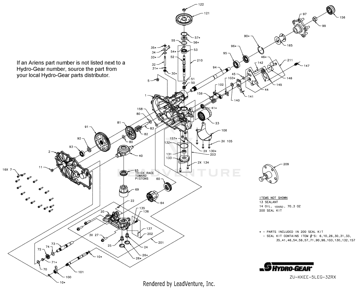 Transaxle - Left Hand
