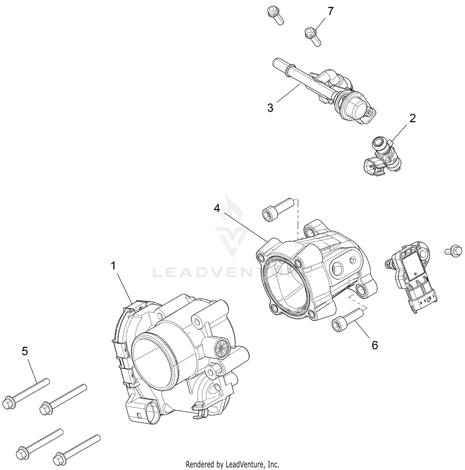 Throttle Body and Fuel Rail