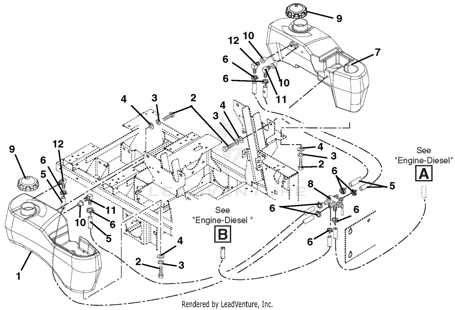 Fuel Tanks And Hoses