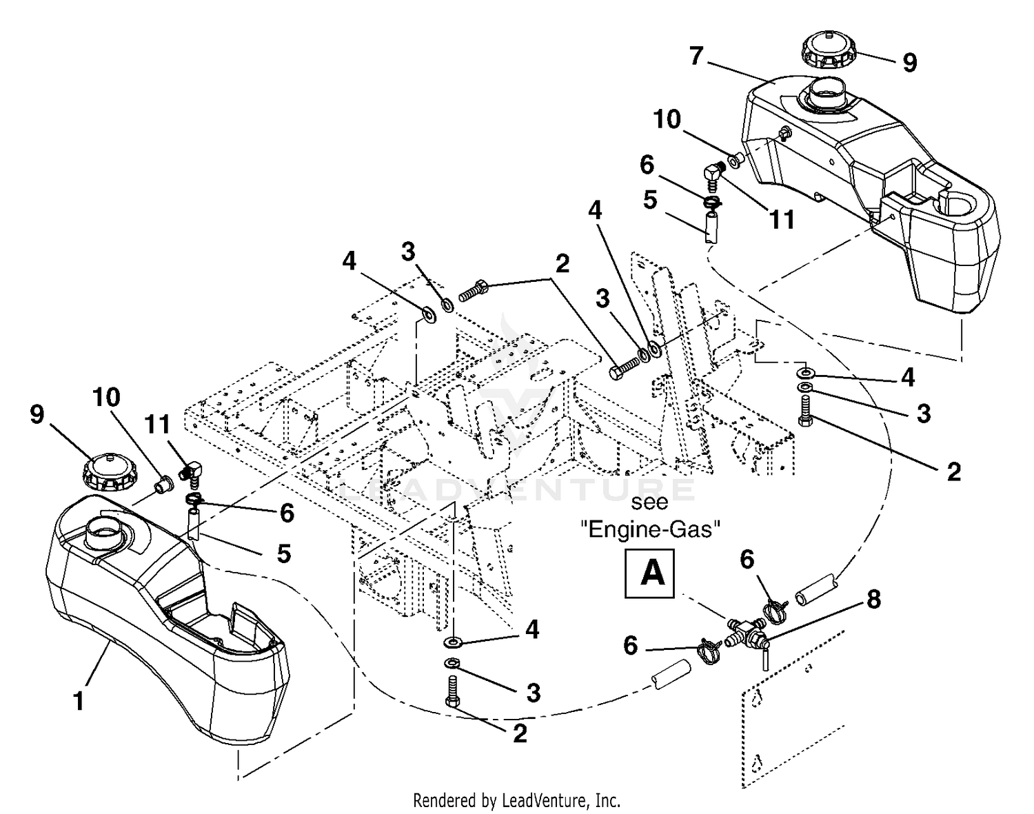 Fuel Tanks And Hoses-Gas
