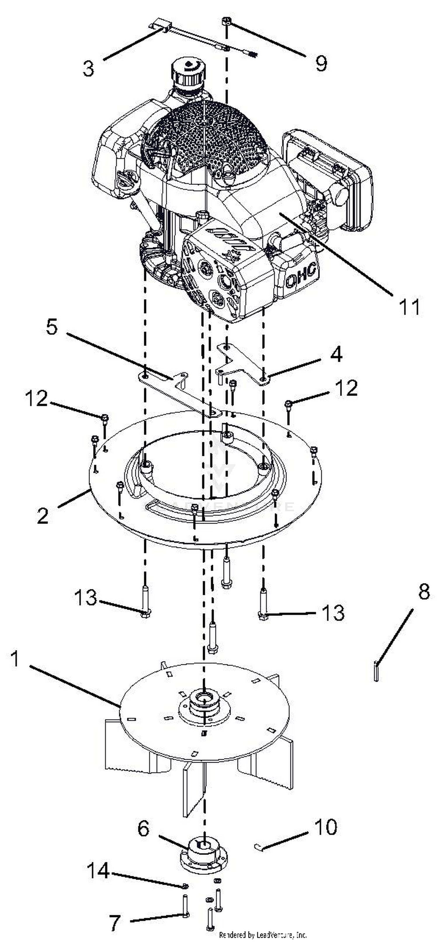 Engine/Fan Assembly