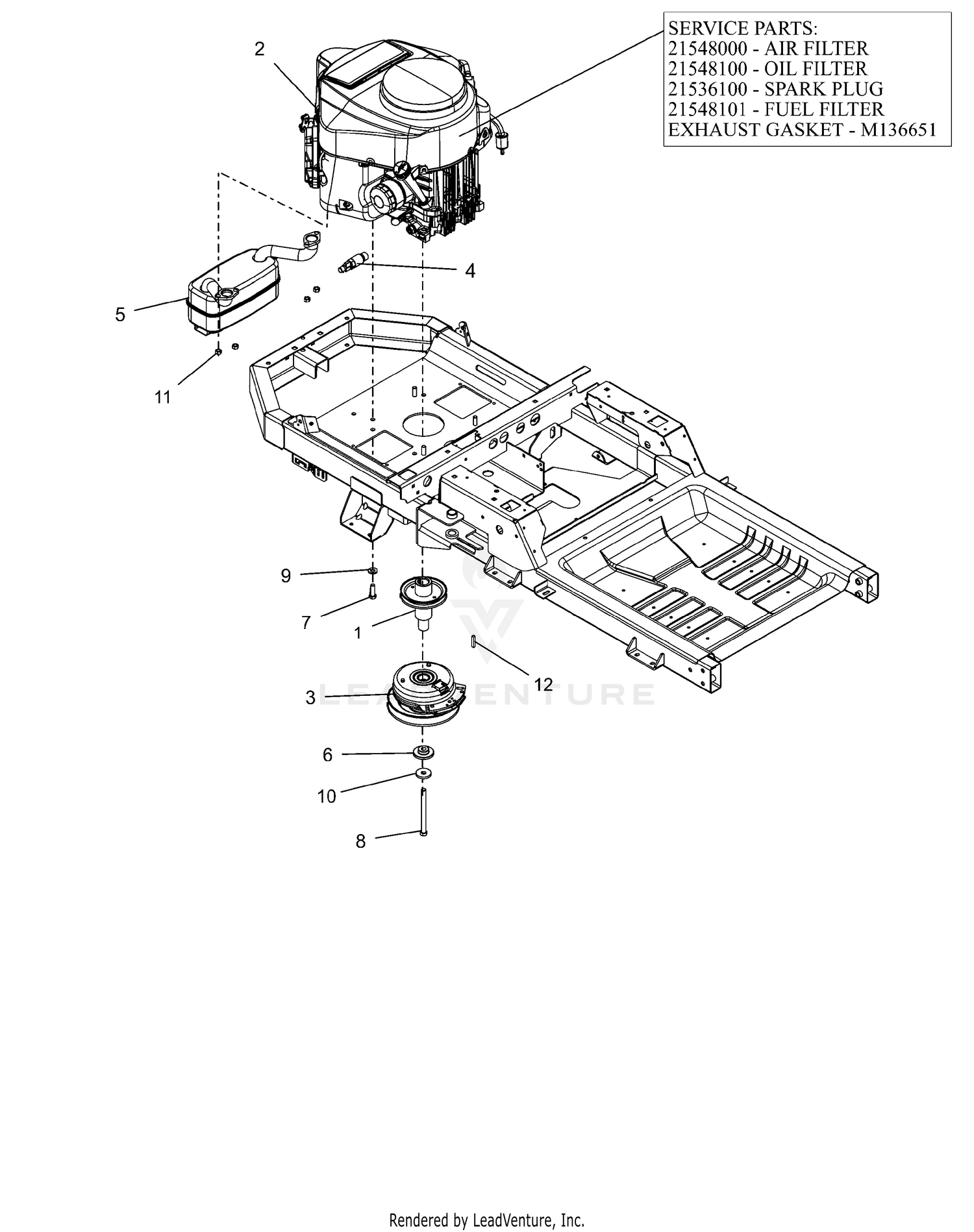 Engine - Kawasaki FR730