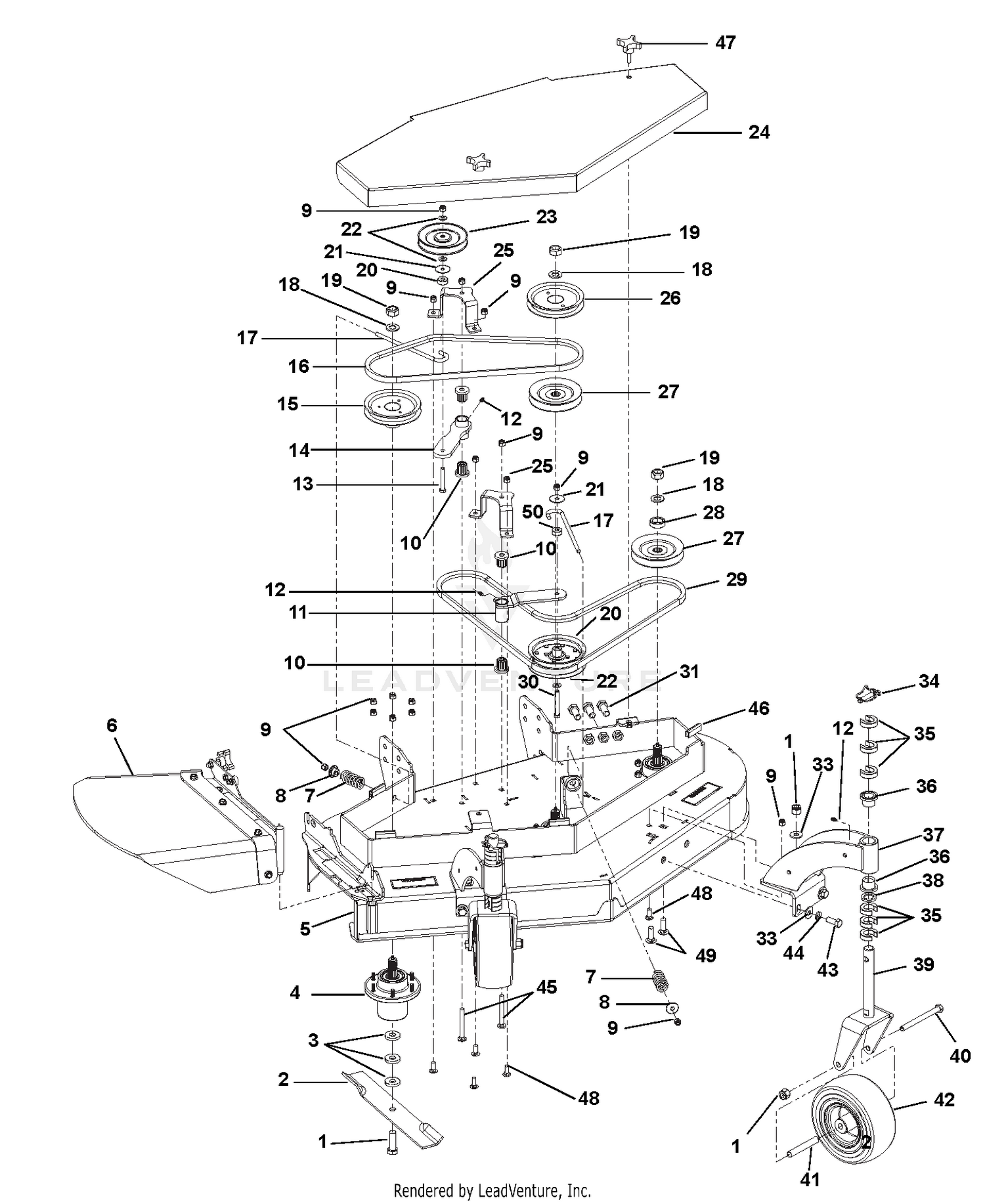 Deck Assembly 48"