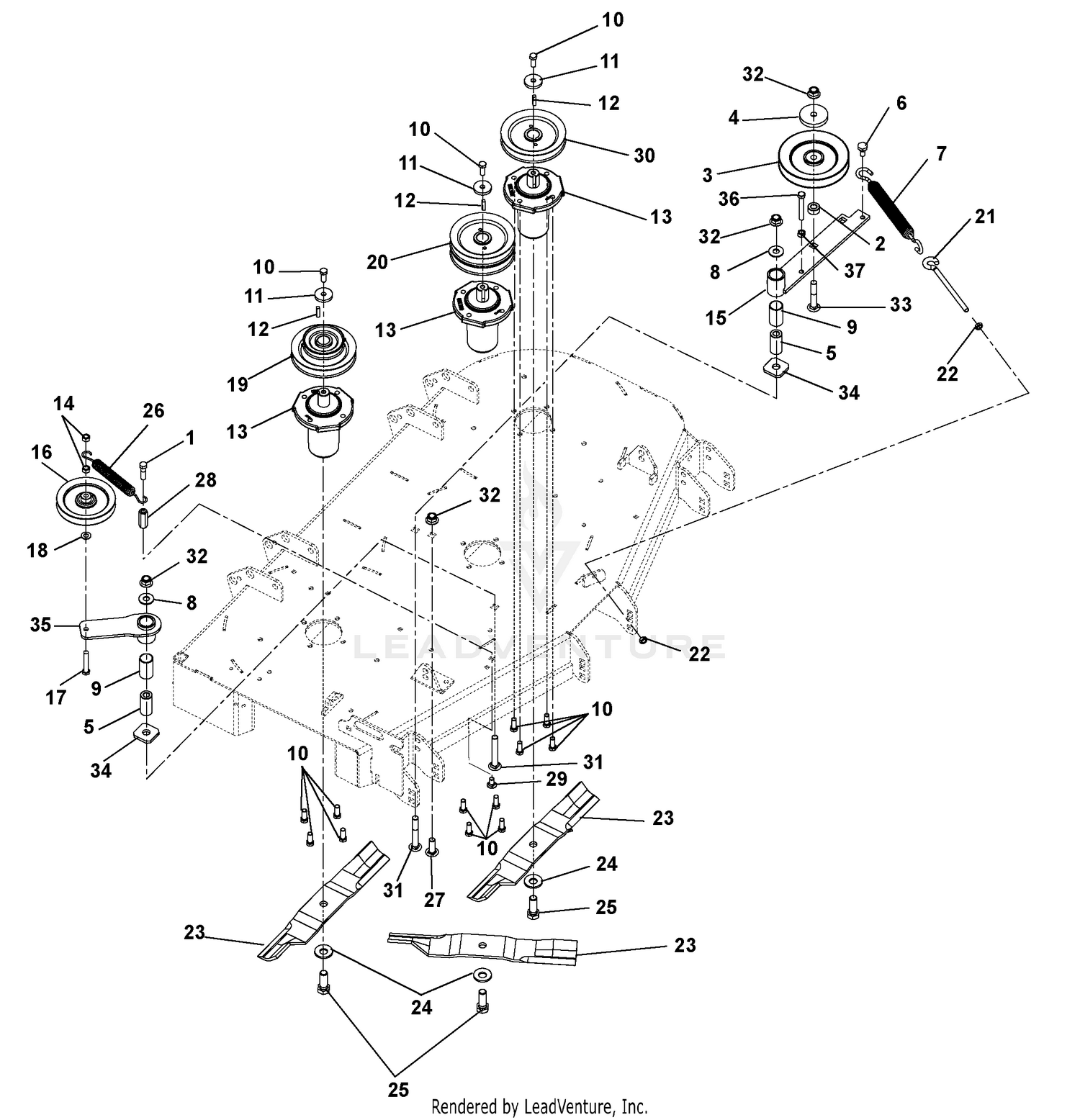 Belts, Spindles, Idlers, Blades