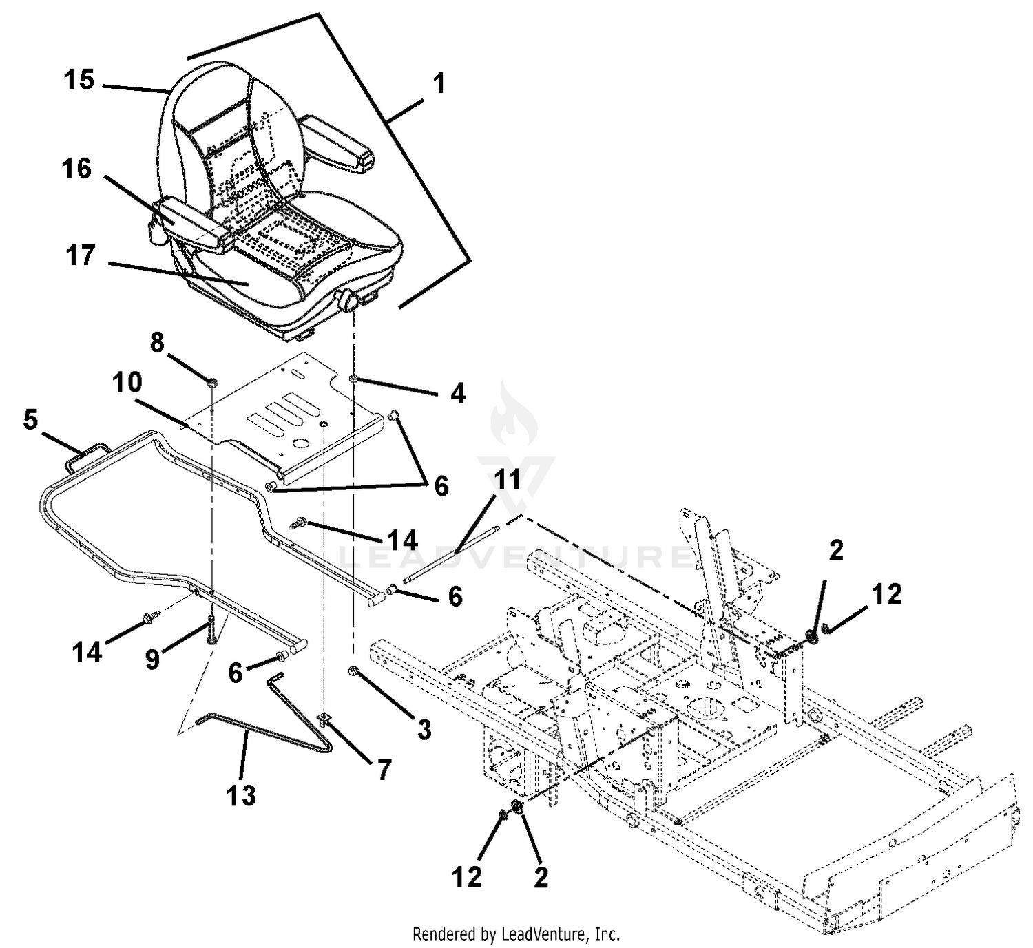 Seat And Hood Frame