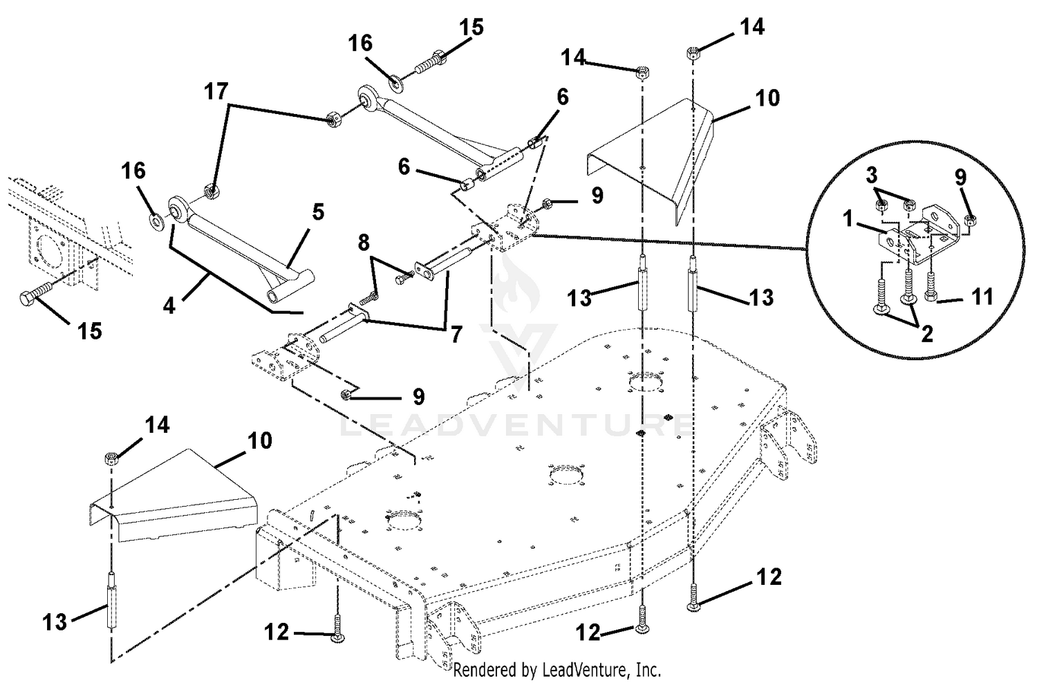 Mounting Arms And Belt Guards