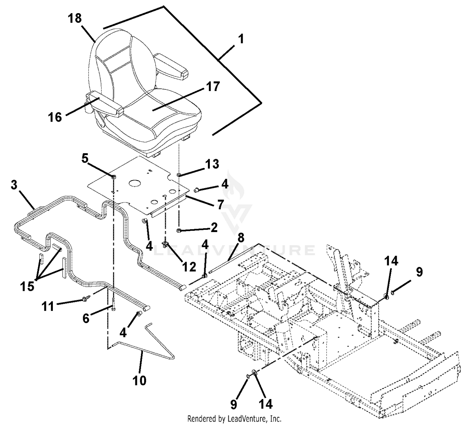 Seat And Hood Frame