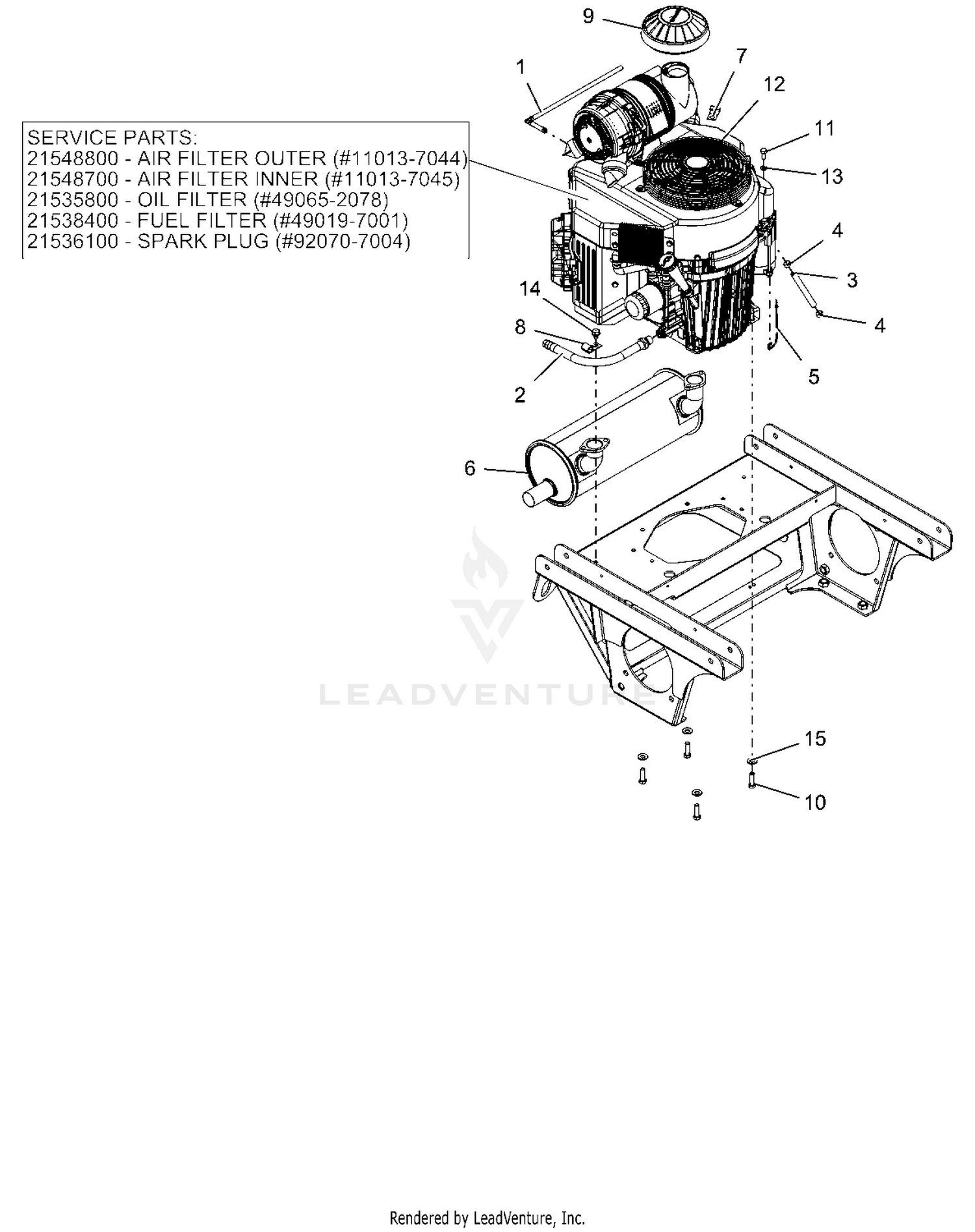 Engine - Kawasaki FX921