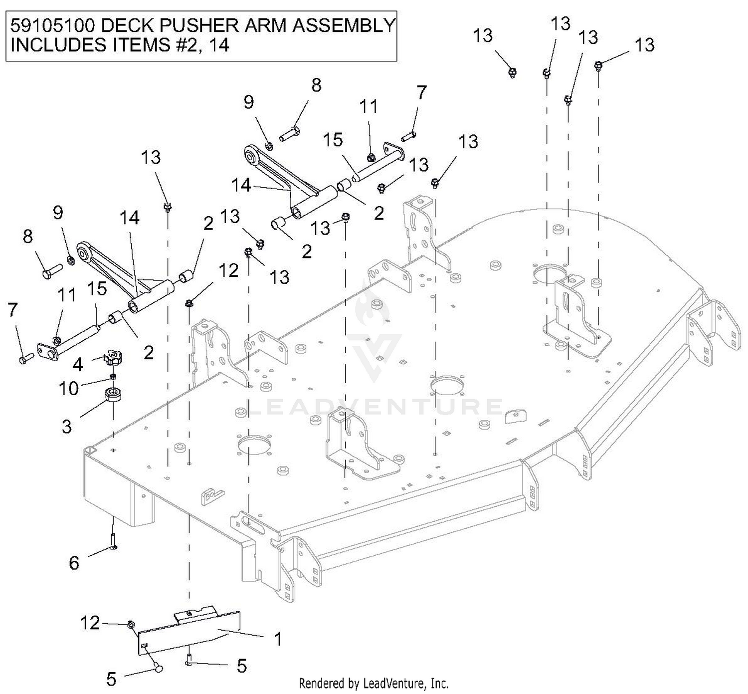 Mounting Arms - 60"