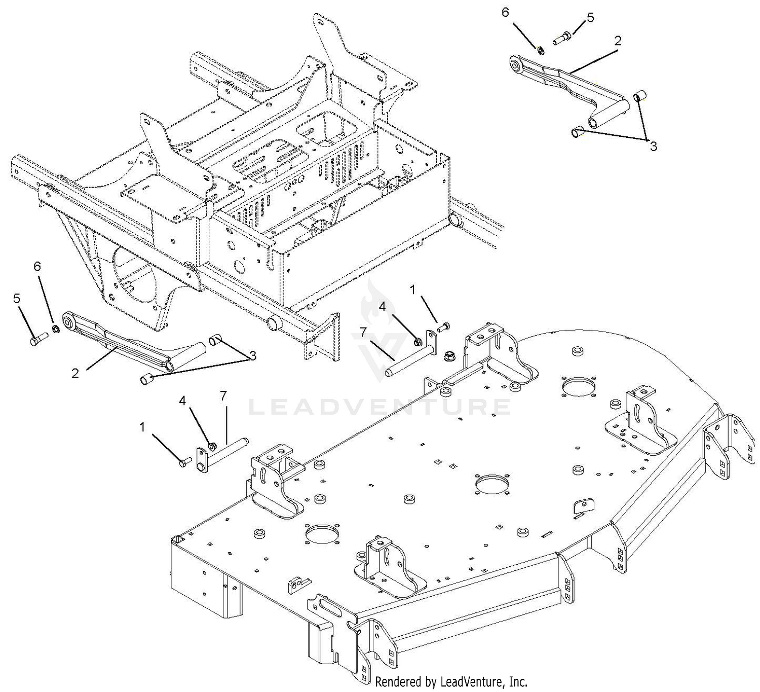52-Inch Deck Mount