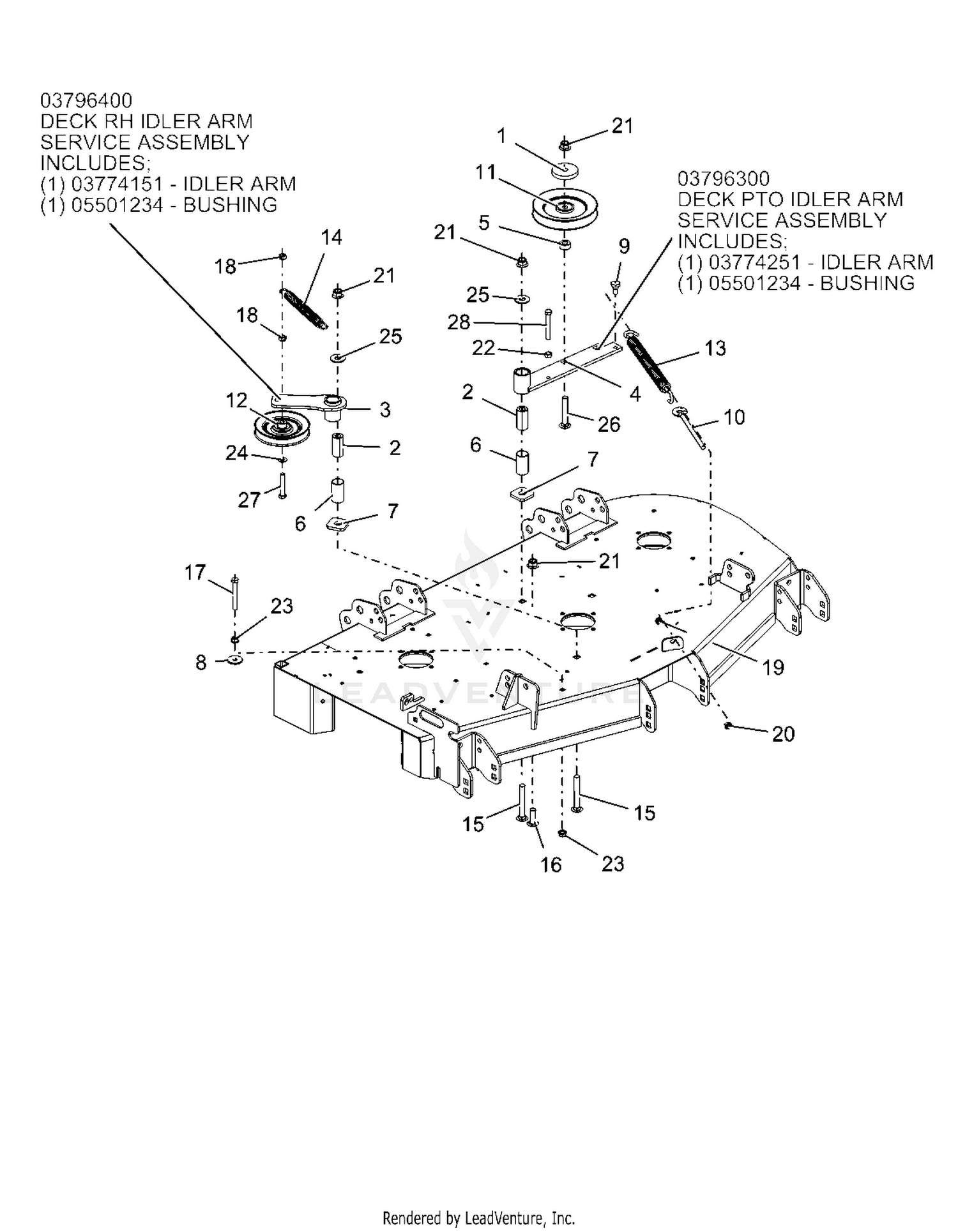 Deck Idlers