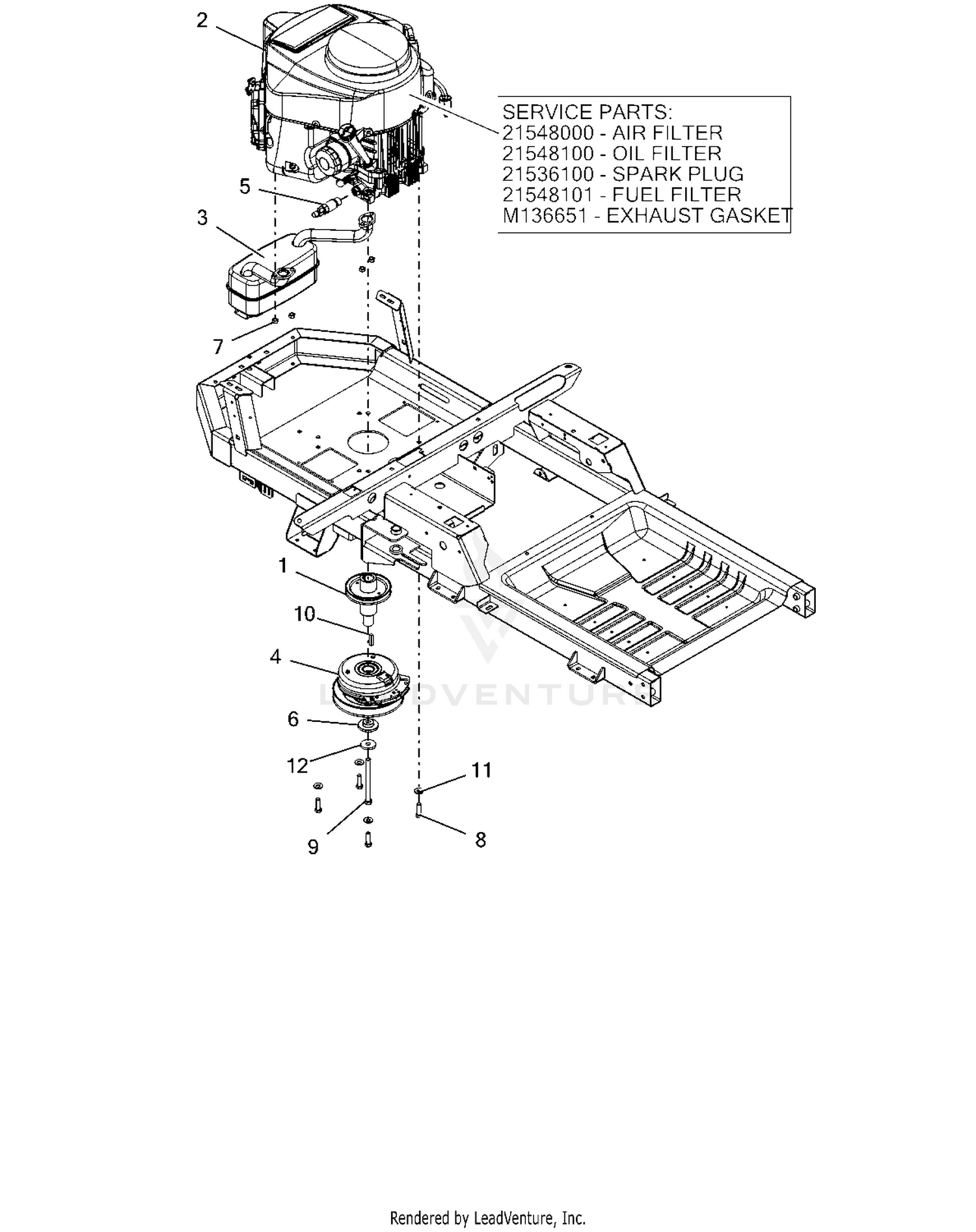 Engine - Kawasaki FR730