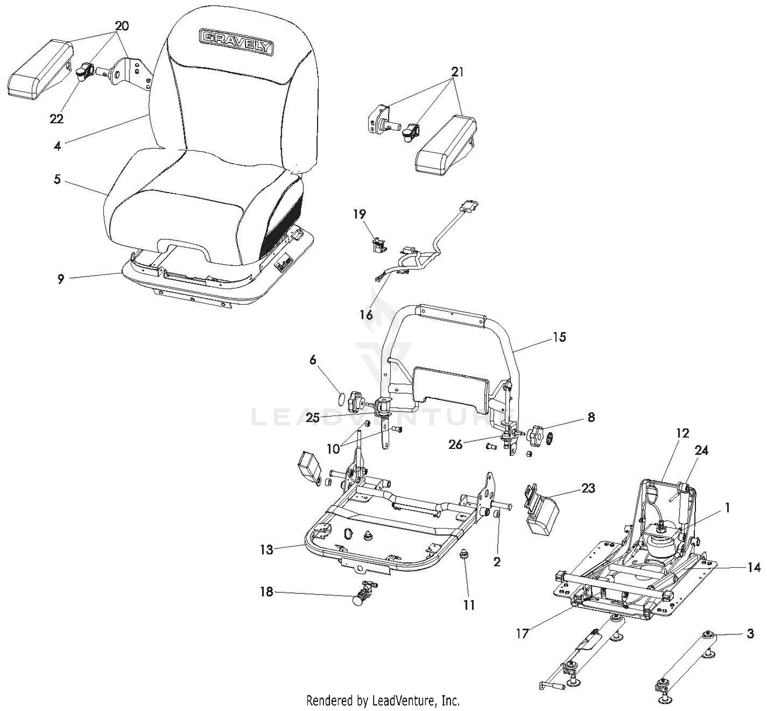 Seat - Service Parts