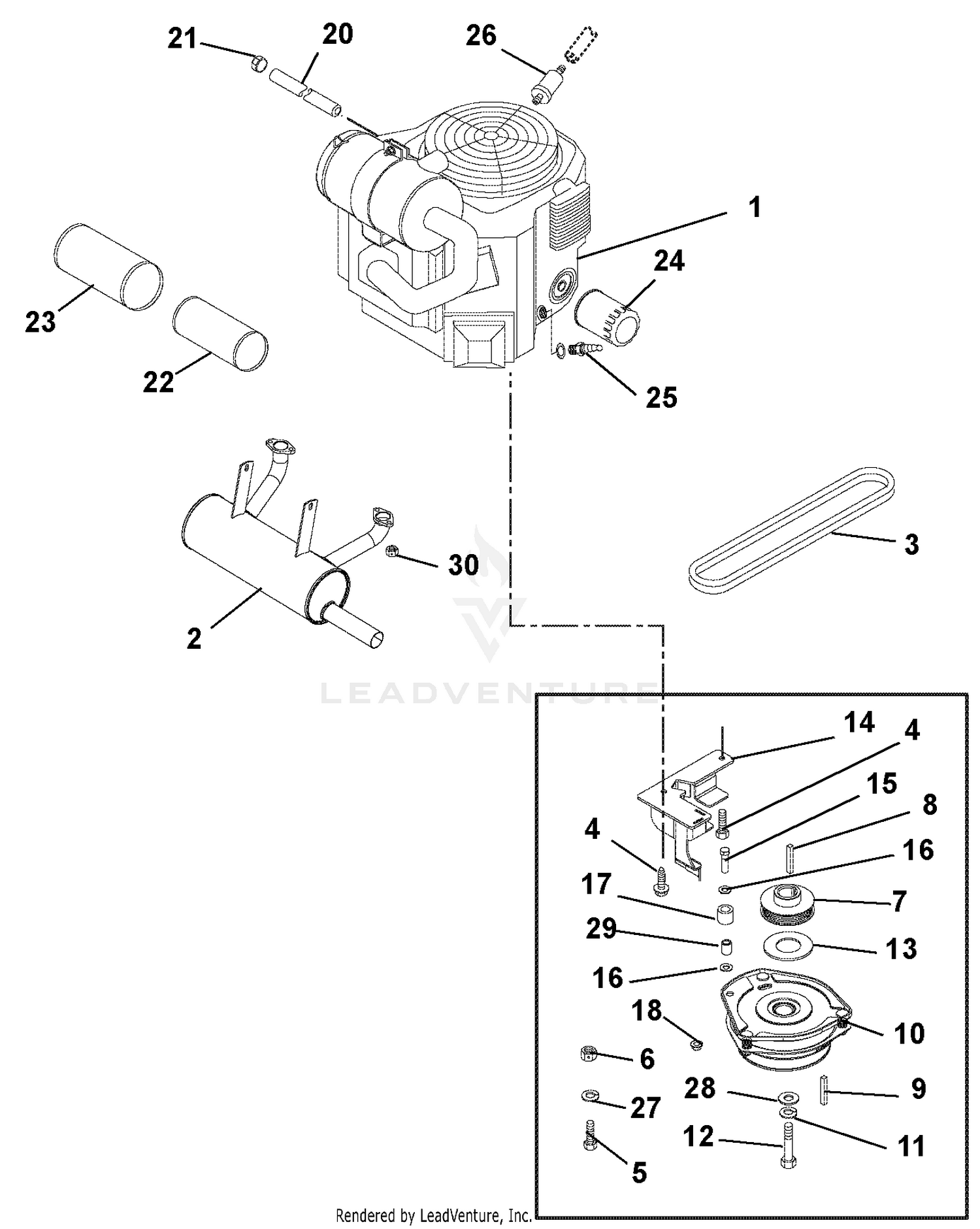Engine And Clutch