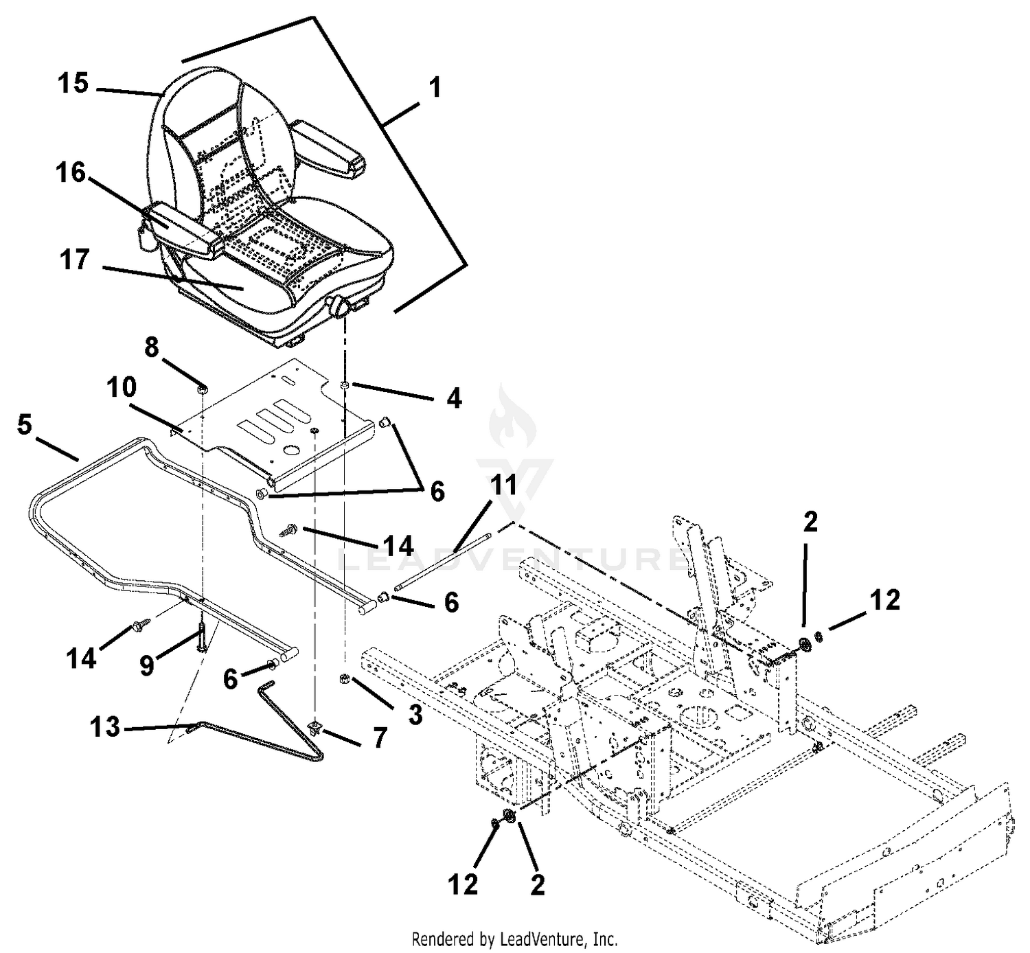 SeatAnd Hood Frame