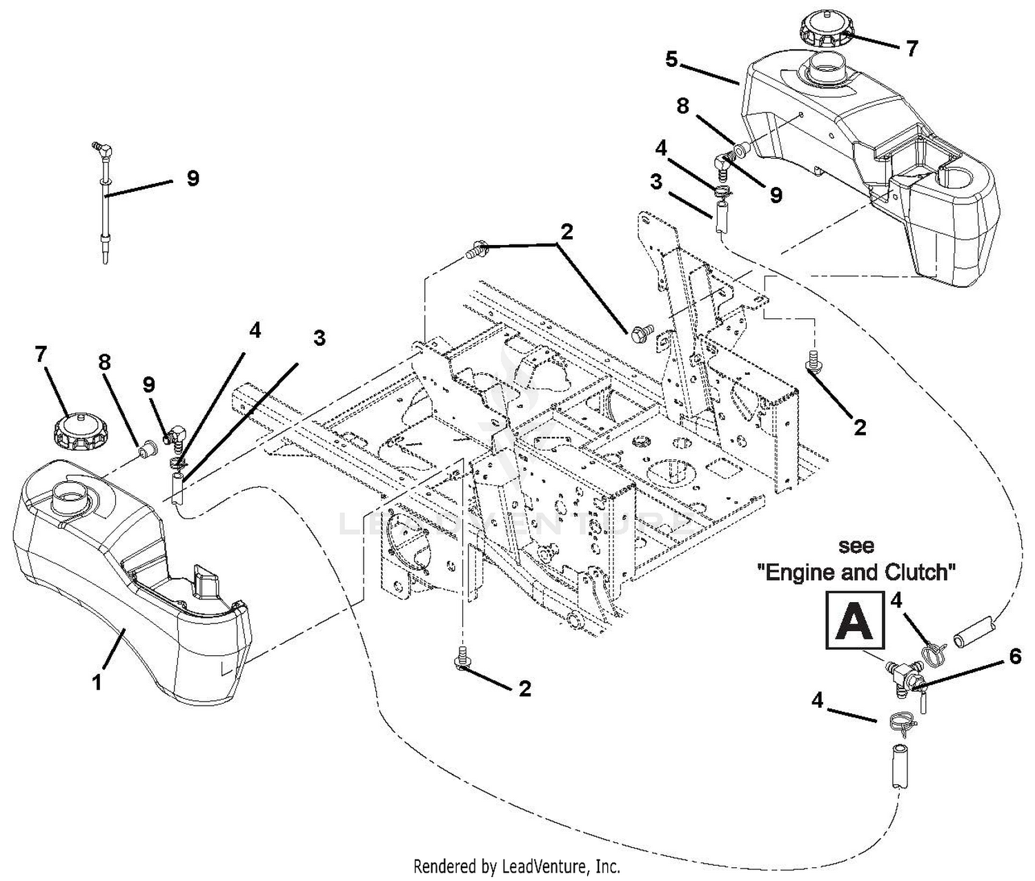 Fuel Tanks And Hoses