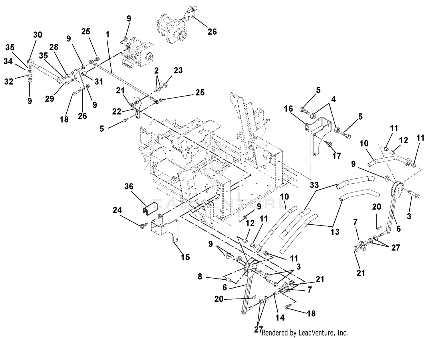 Steering Levers And Linkages