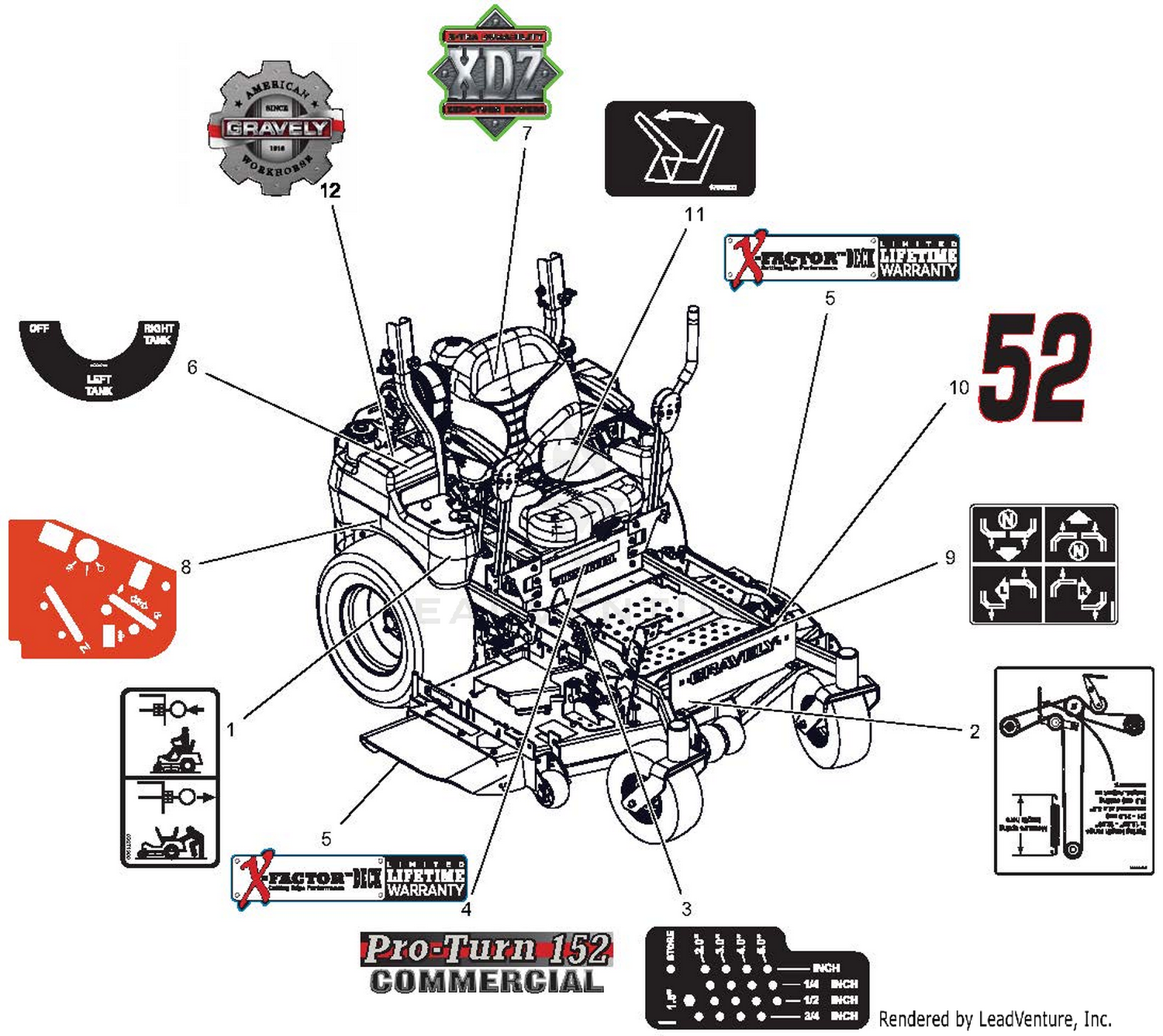 Decals - Style, Pro-Turn 152