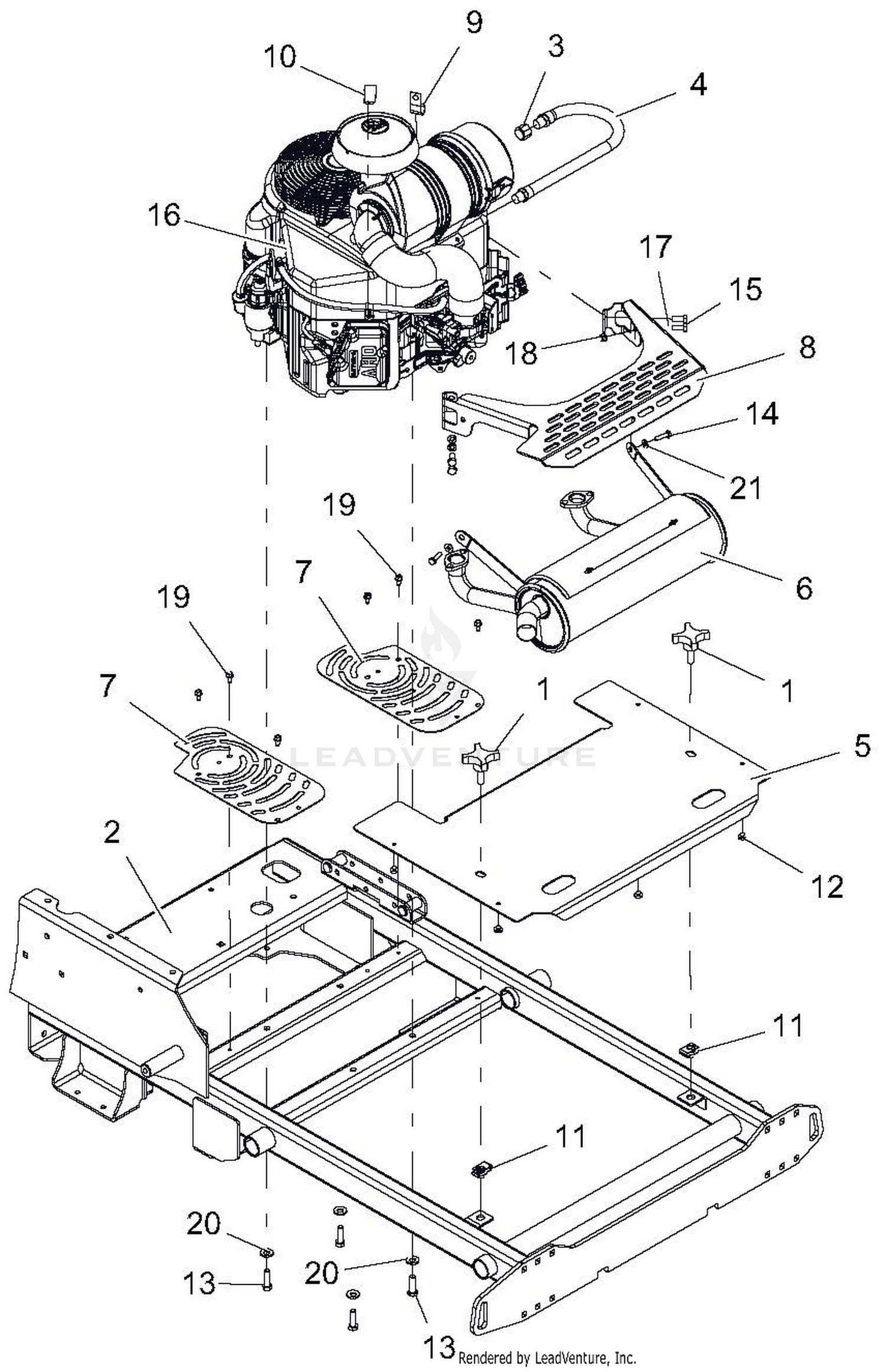 Engine And Frame