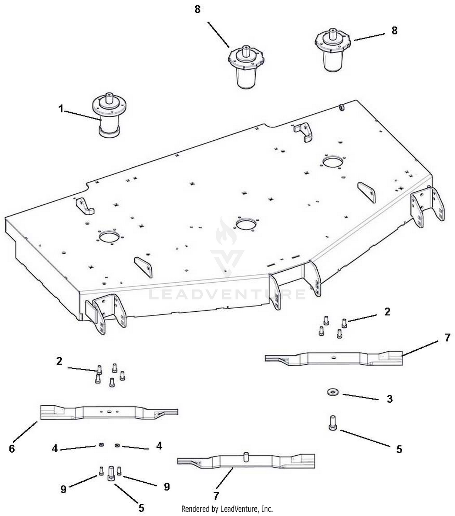 Spindles & Mower Blades