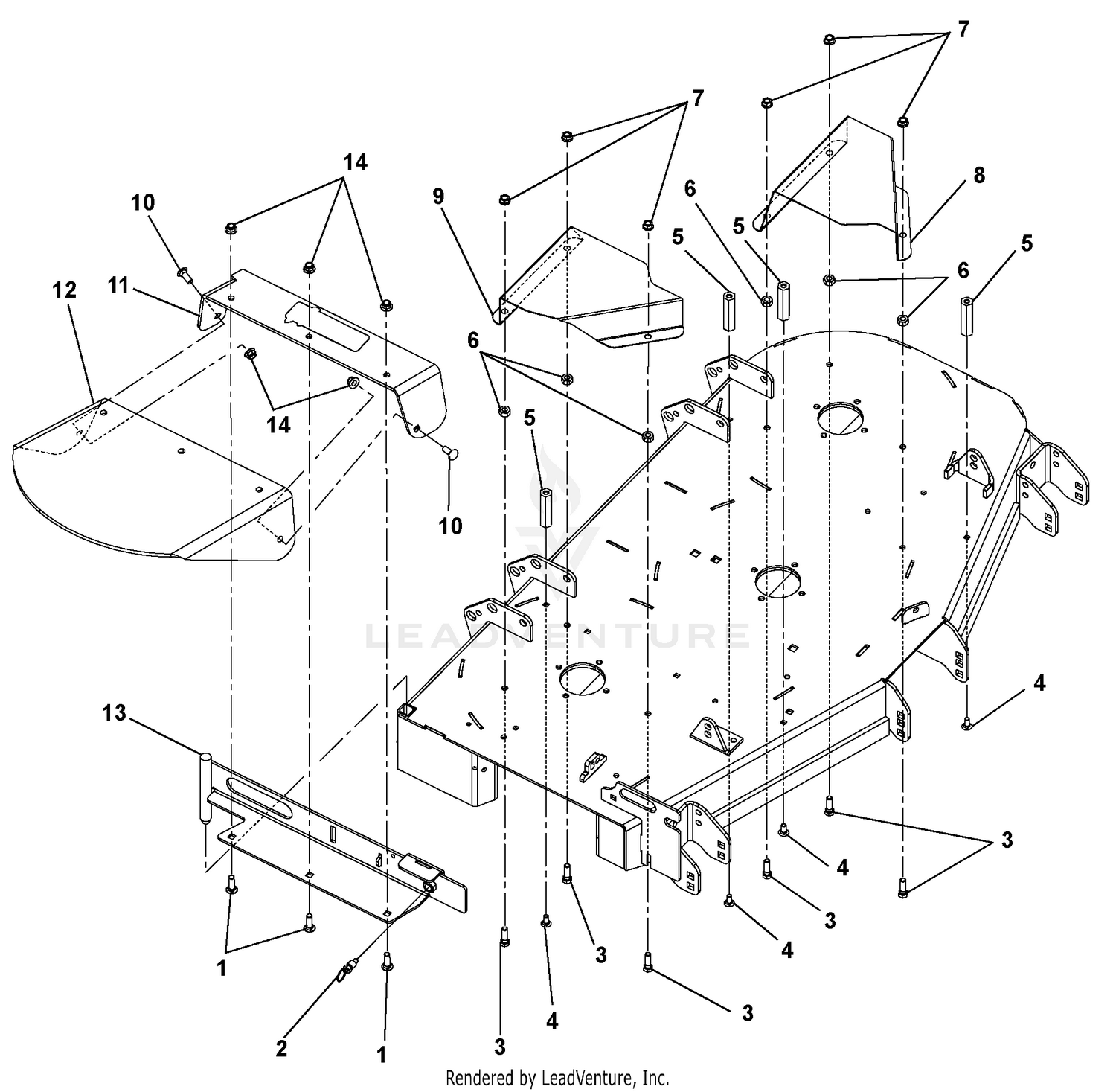 Discharge Chute & Belt Covers