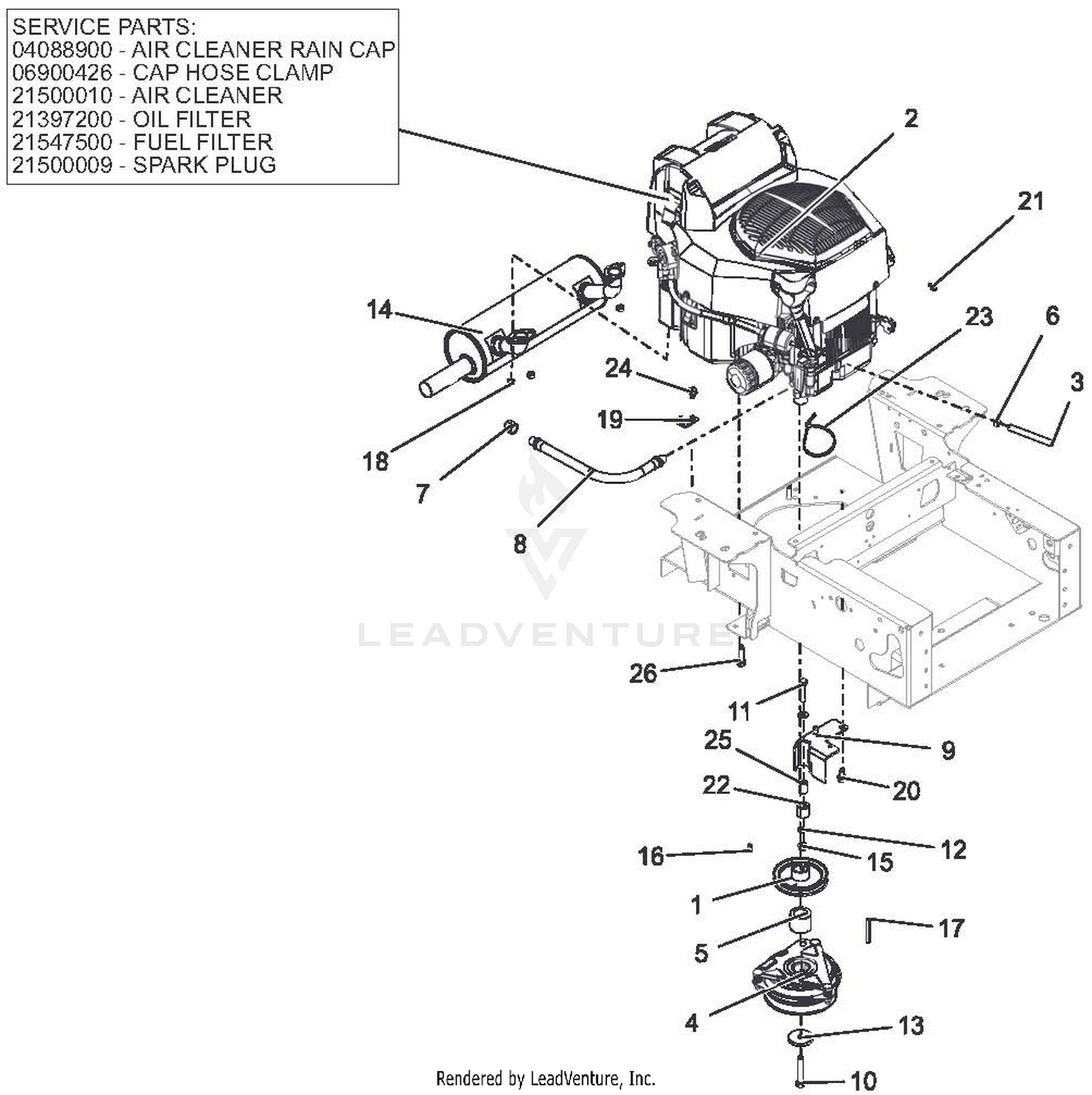 Engine - Kohler Confident ZT740