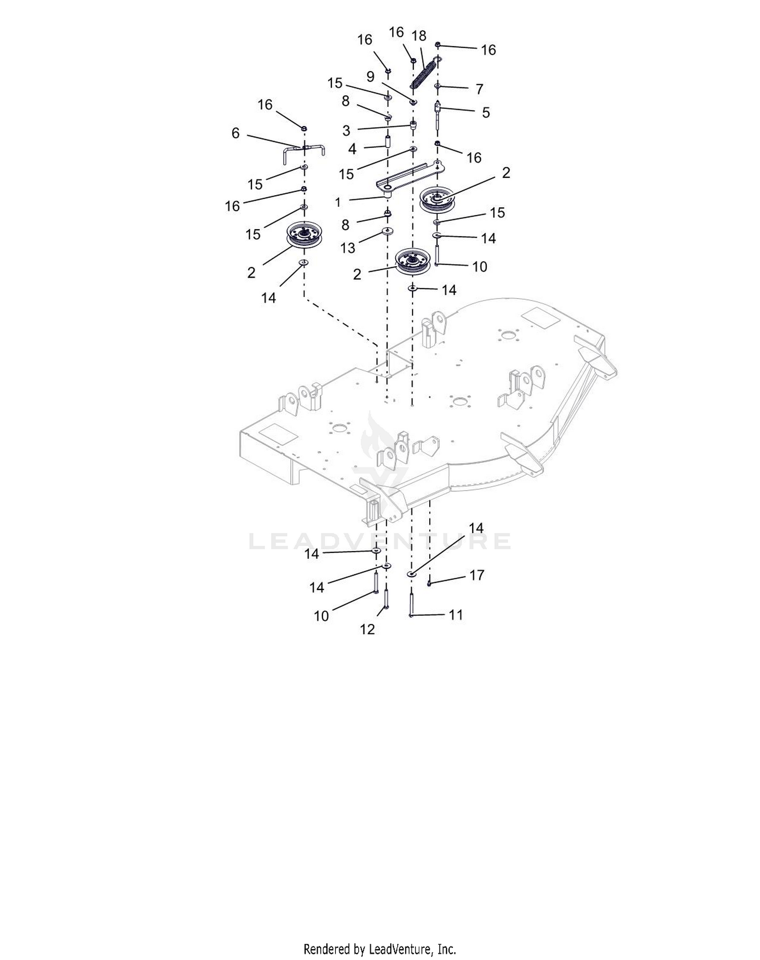 Idlers And Sheaves - 52 Inch