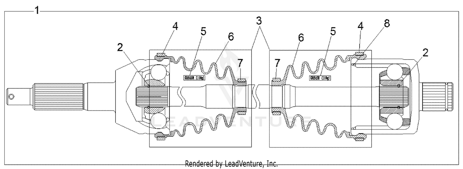 Rear Half Shaft