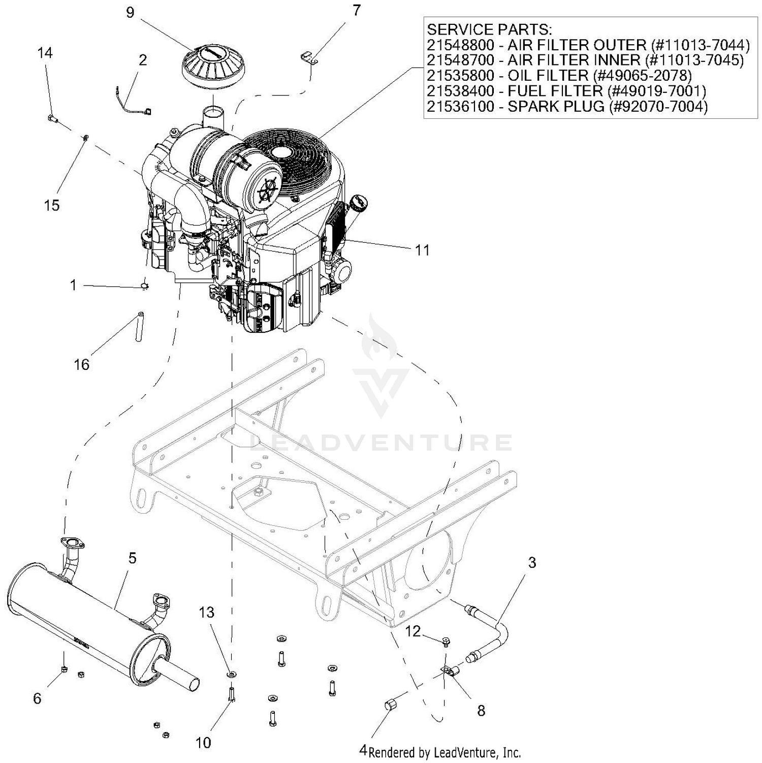 Engine - Kawasaki 850