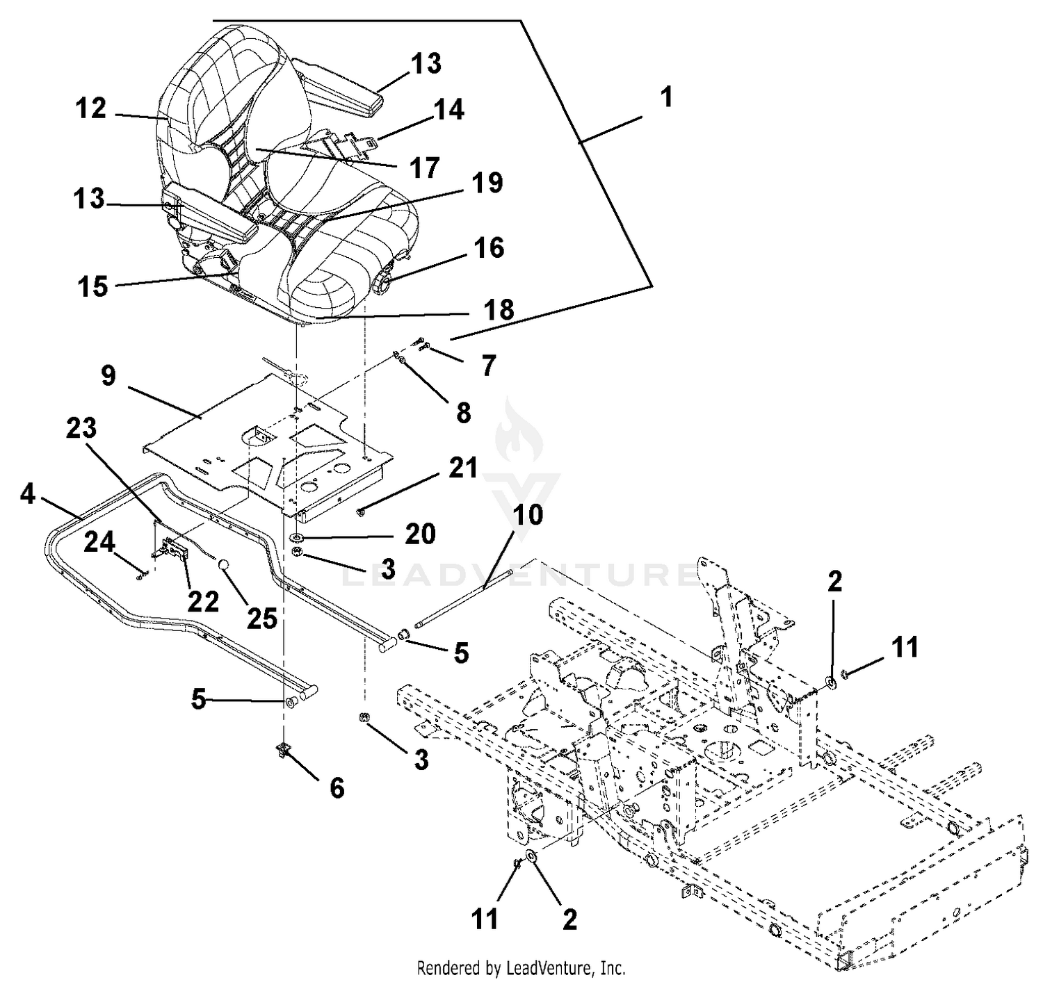 Seat And Hood Frame