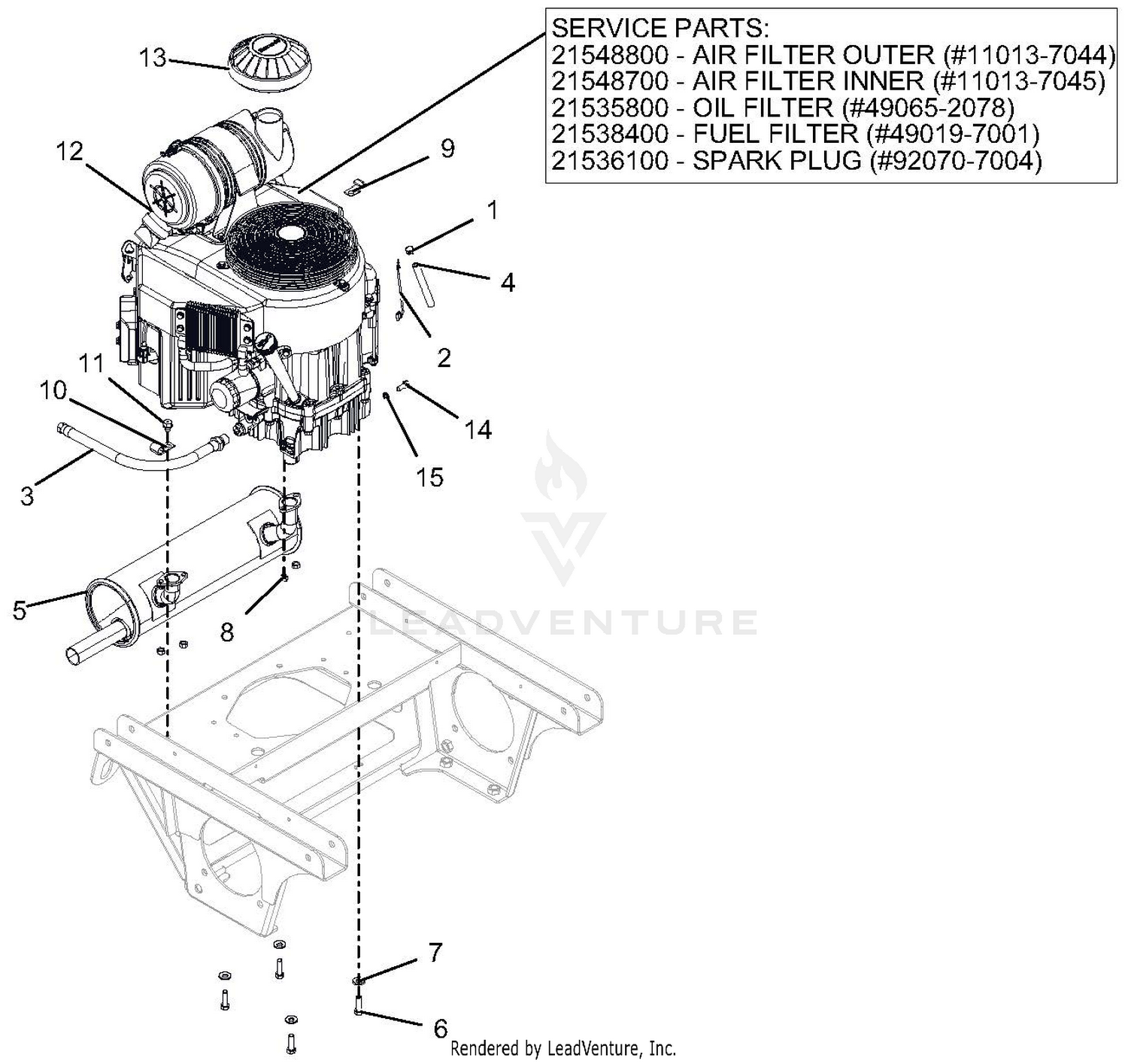 Engine - Kawasaki FX850