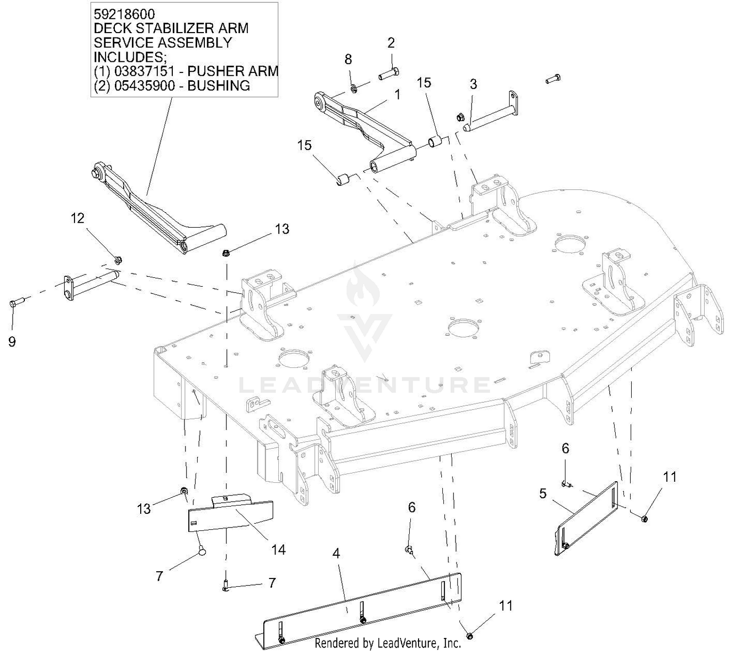 Stabilizer Arms And Baffles - 52 Inch