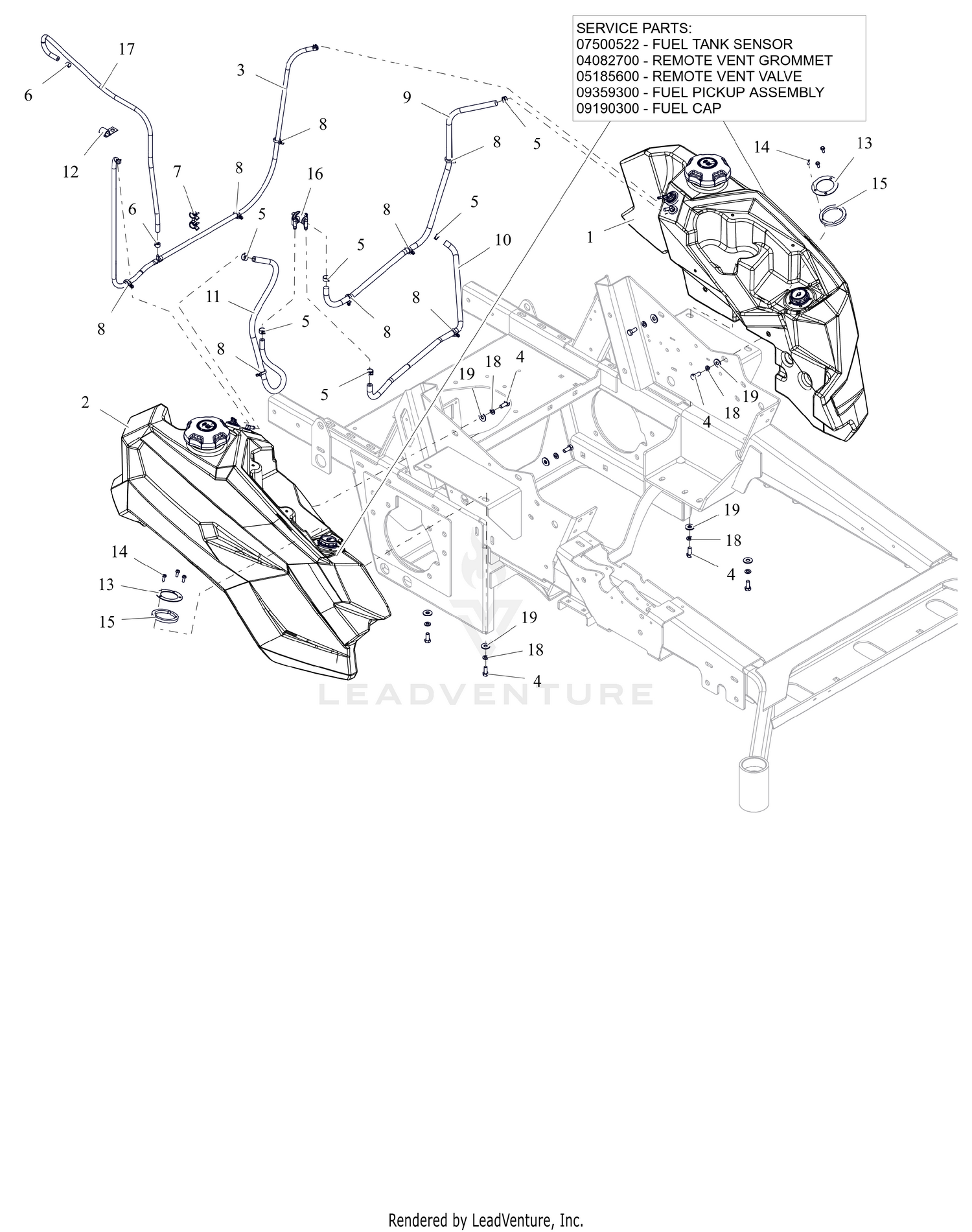 Fuel Tanks - Kawasaki FX921