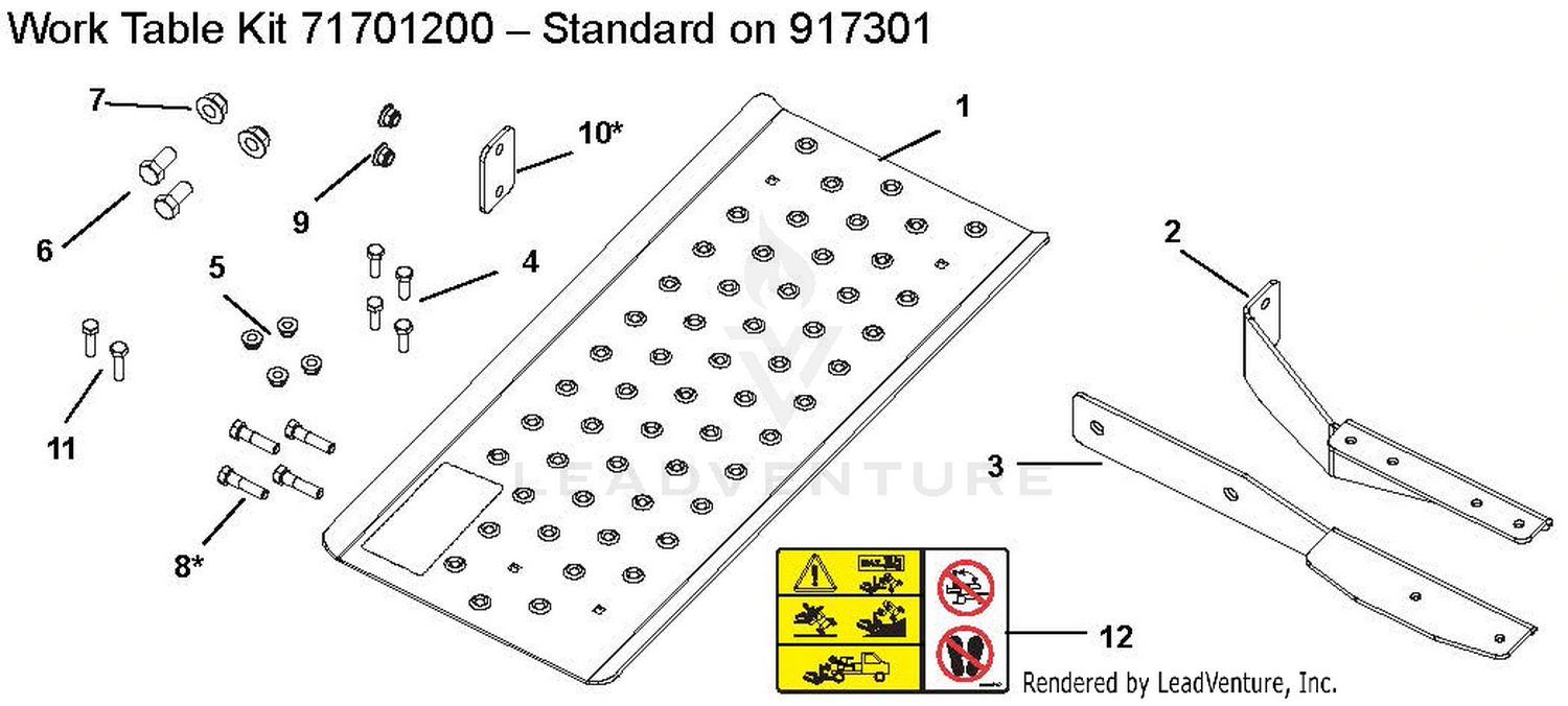 Work Table Kit 71701200