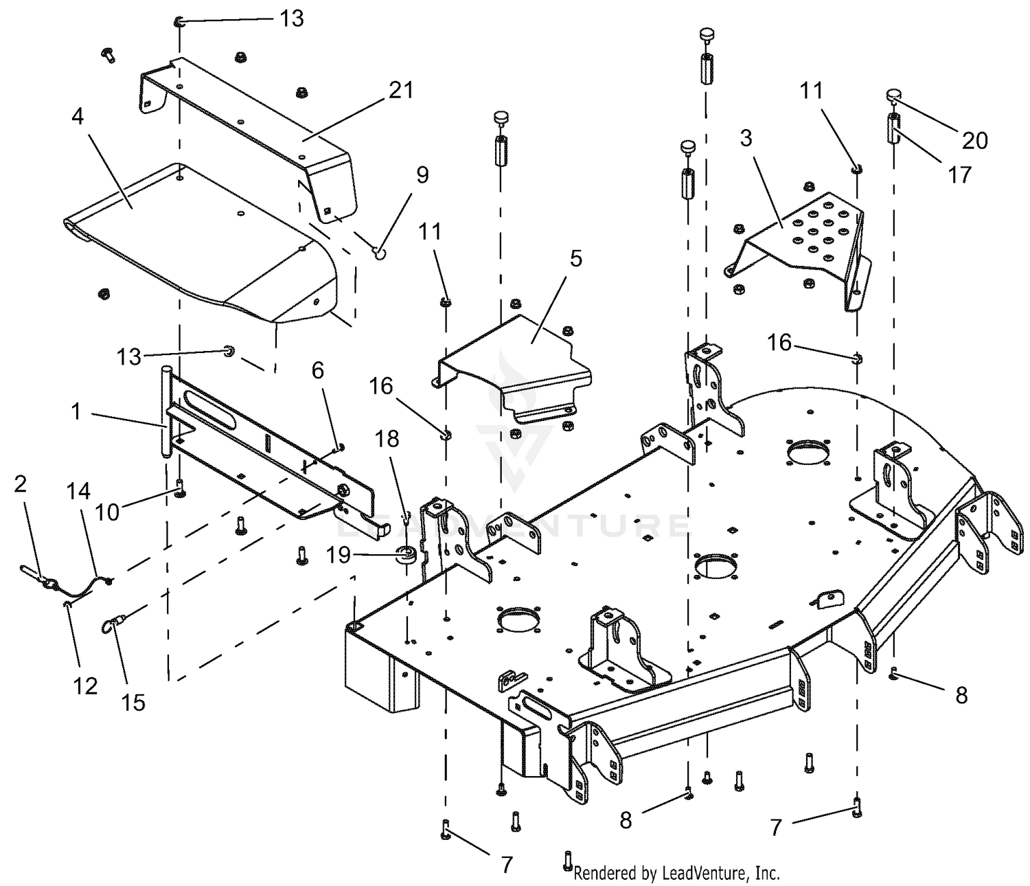Chute & Belt Covers, 48" Deck
