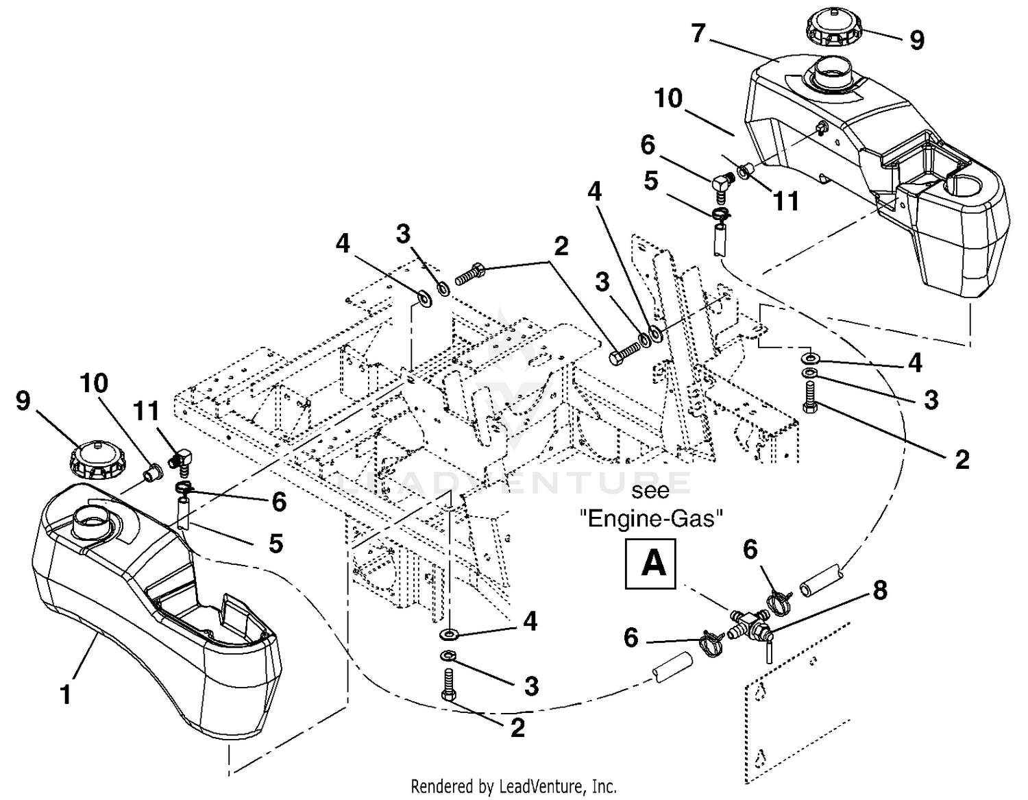 Fuel Tanks And Hoses - Gas