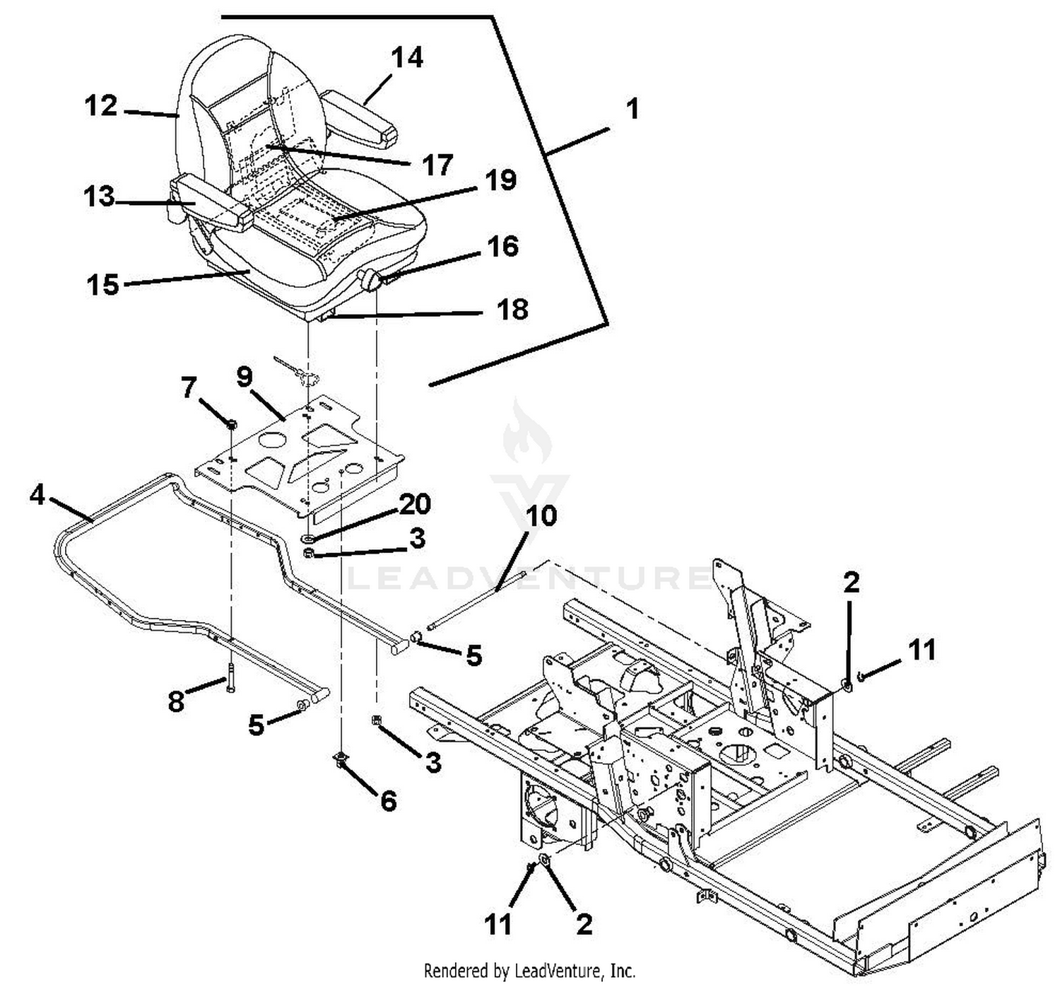 Seat And Hood Frame