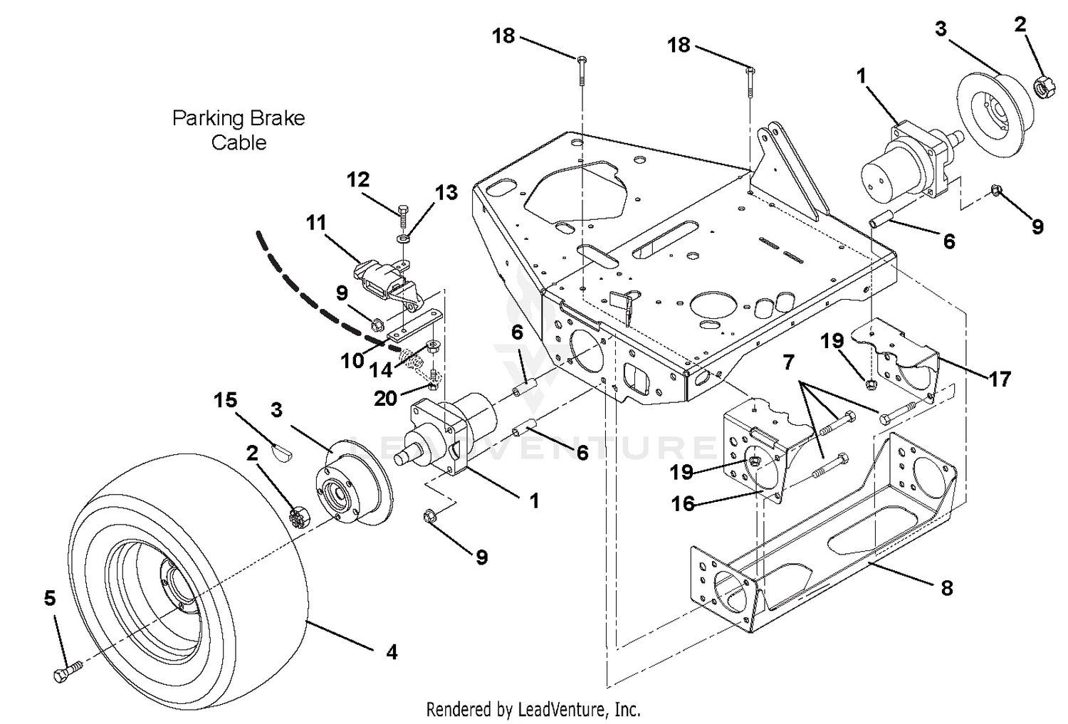 Front Wheels, Motors and calipers