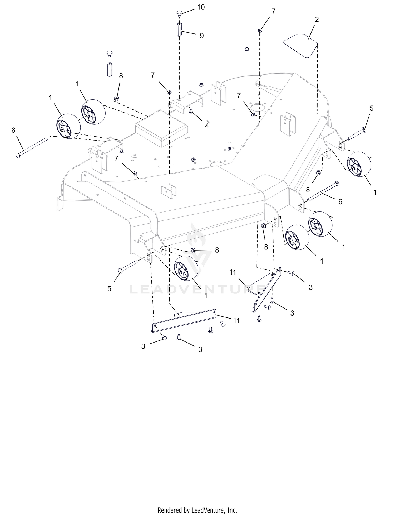 Anti-Scalp Wheels, Wear Plates and Deck Stops – Mach One