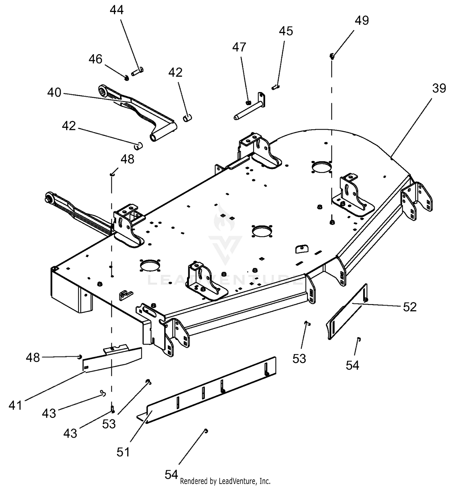 Deck And Deck Mount - 60 INCH