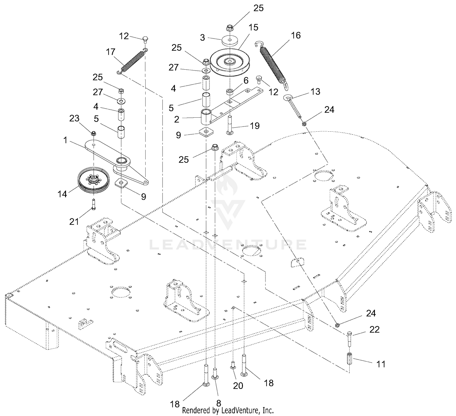 72" Belt Idlers