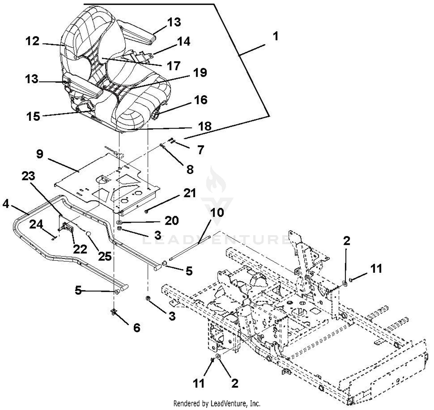 Seat And Hood Frame