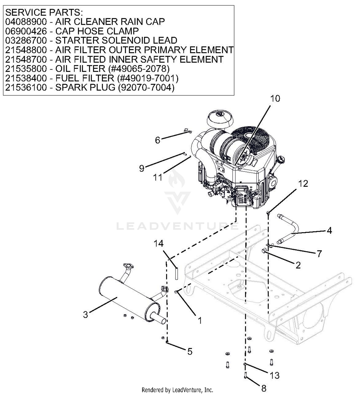 Engine - Kawasaki FX730
