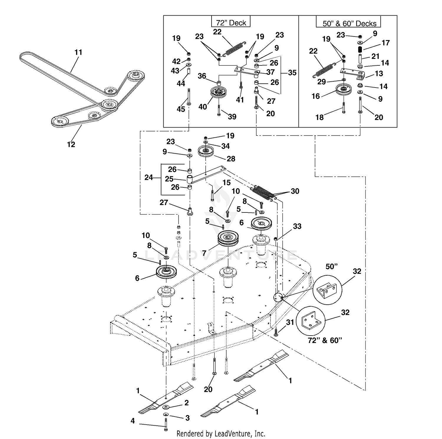 Belts, Idlers And Blades