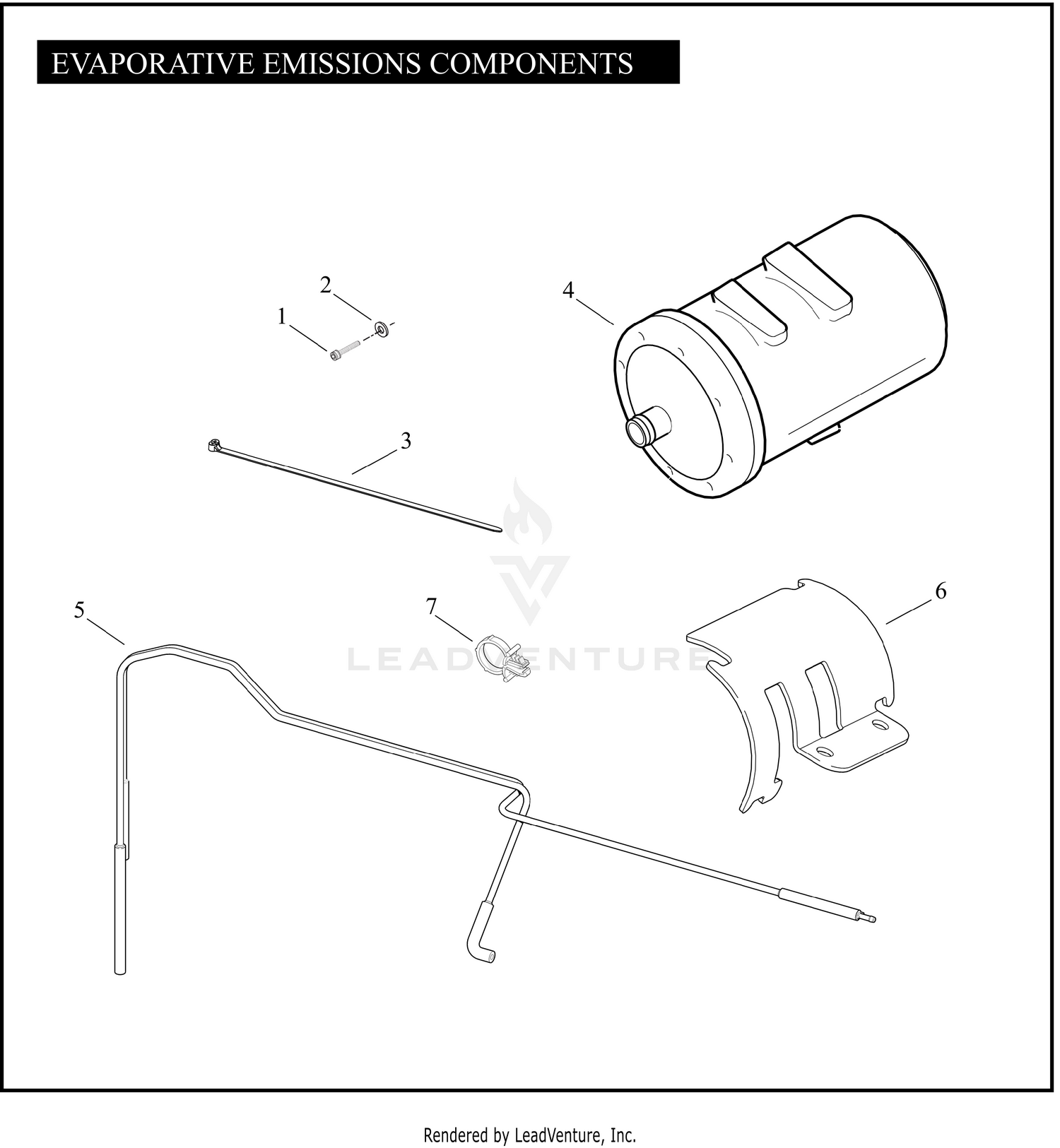 EVAPORATIVE EMISSIONS COMPONENTS