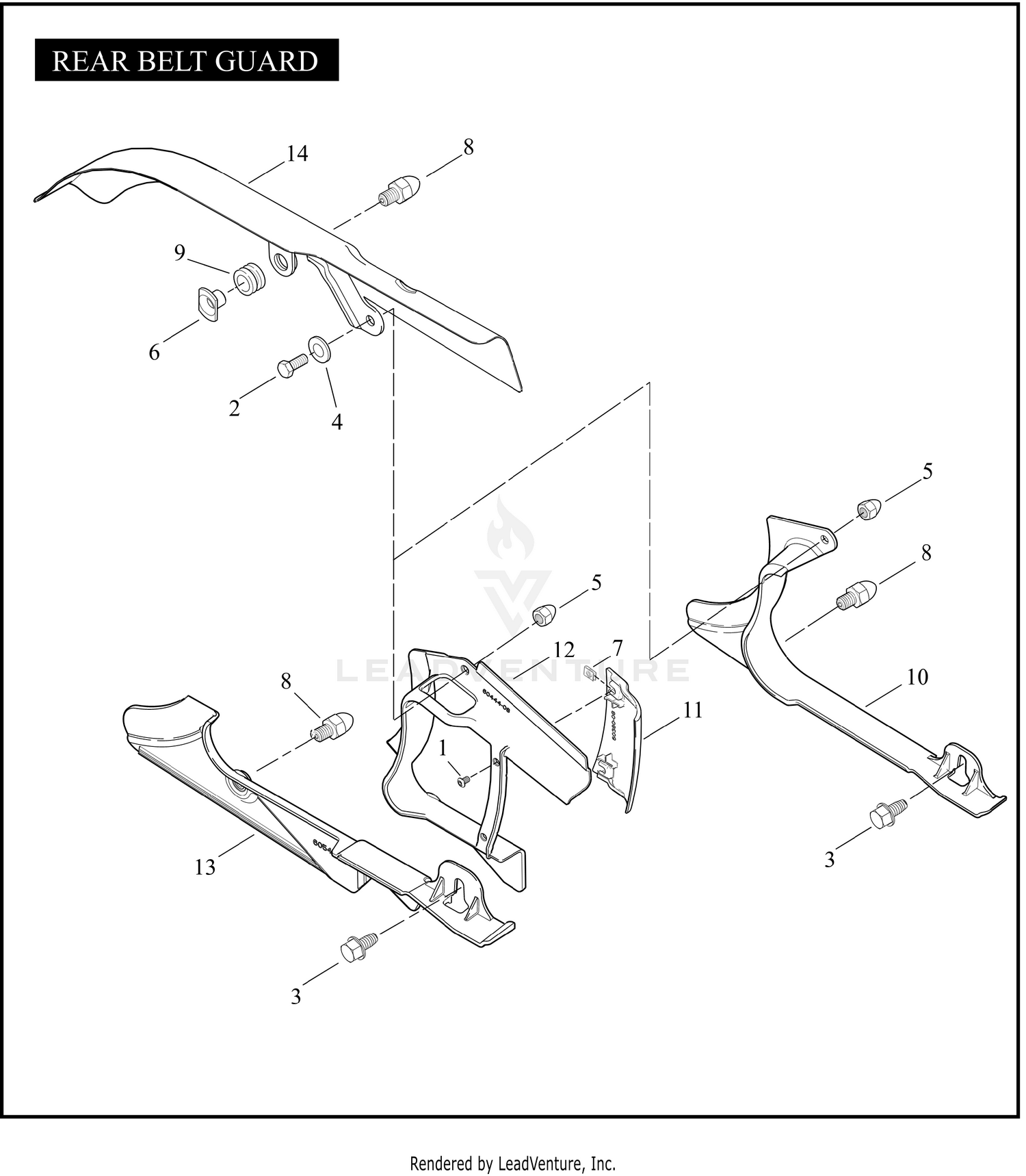 REAR BELT GUARD